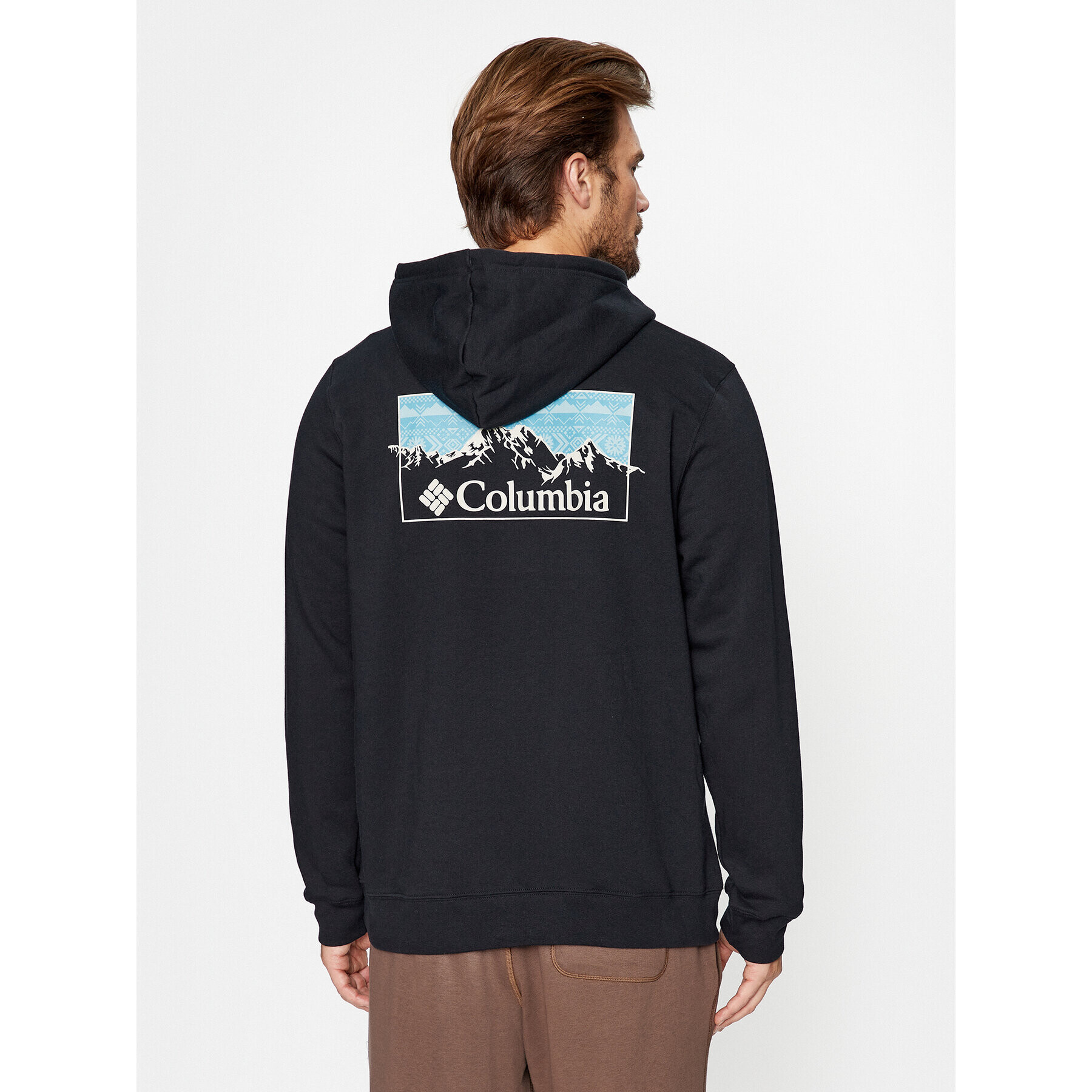 Columbia Суитшърт Trek™ Graphic Hoodie Черен Regular Fit - Pepit.bg