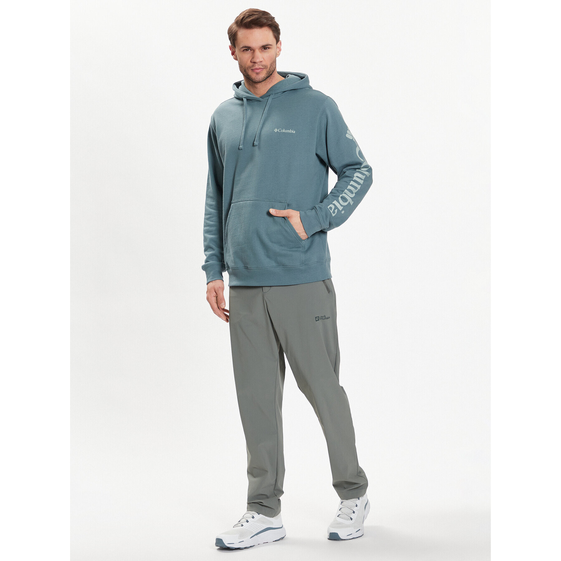 Columbia Суитшърт Viewmont II 1821014 Син Regular Fit - Pepit.bg