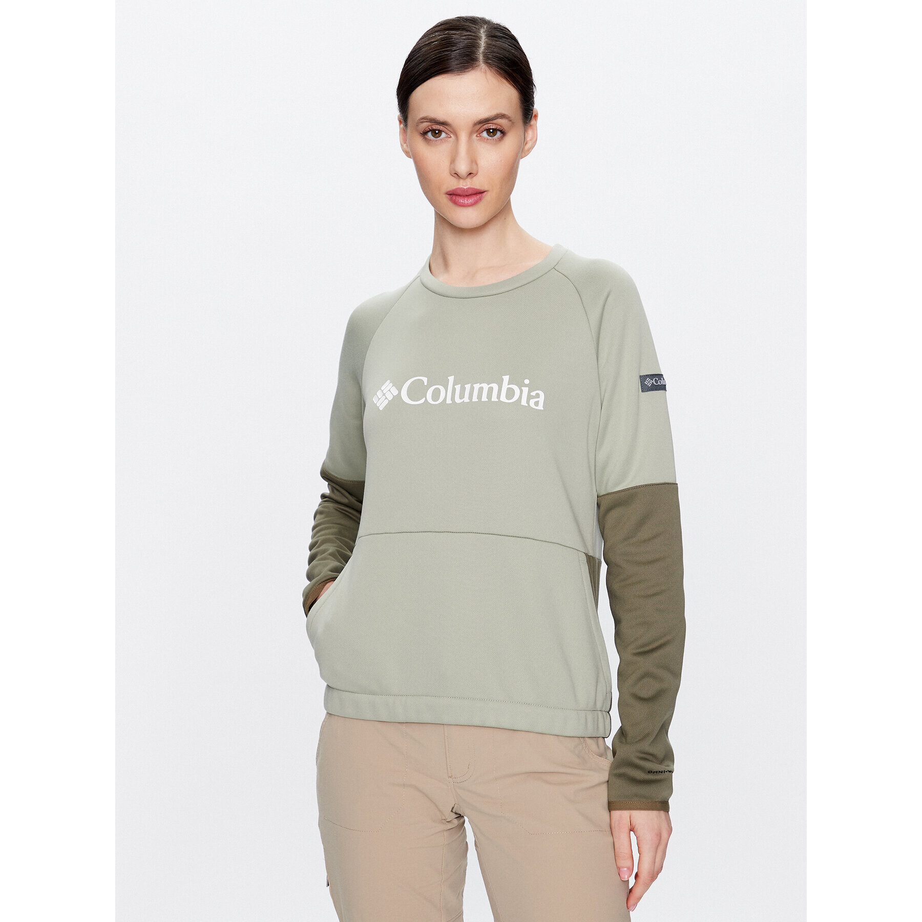 Columbia Суитшърт Windgates 1991793 Зелен Regular Fit - Pepit.bg