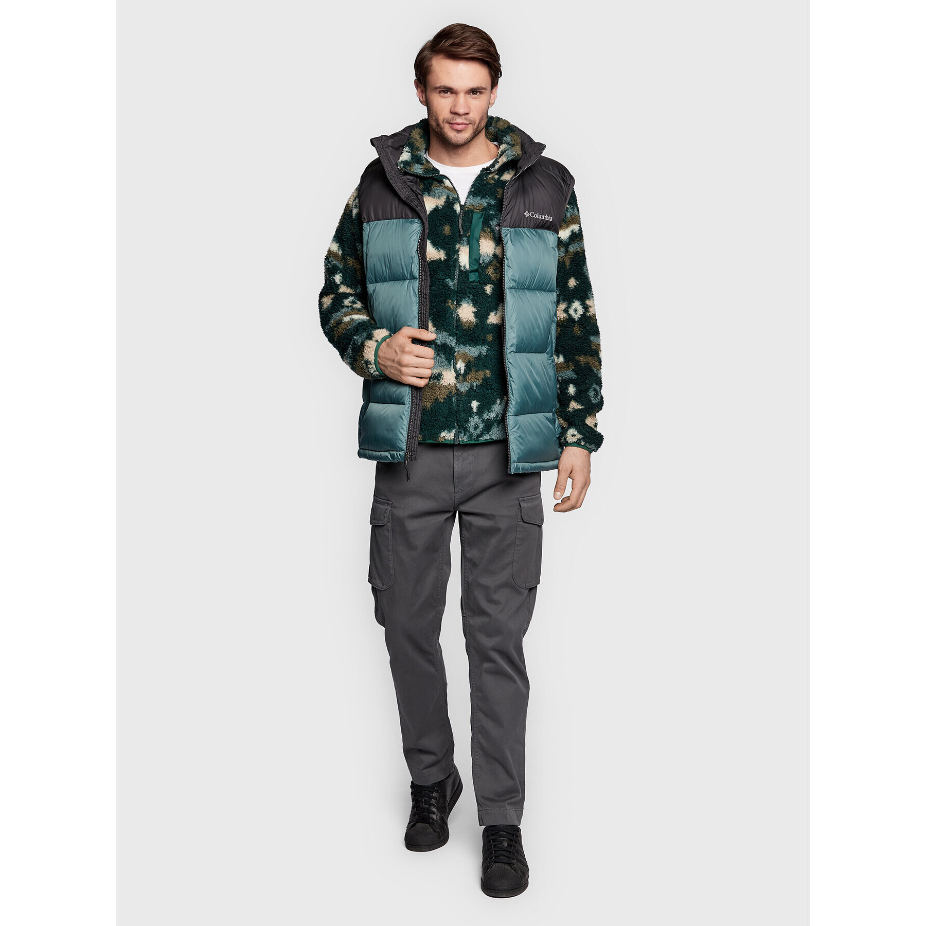 Columbia Суитшърт Winter Pass 1866565 Зелен Regular Fit - Pepit.bg
