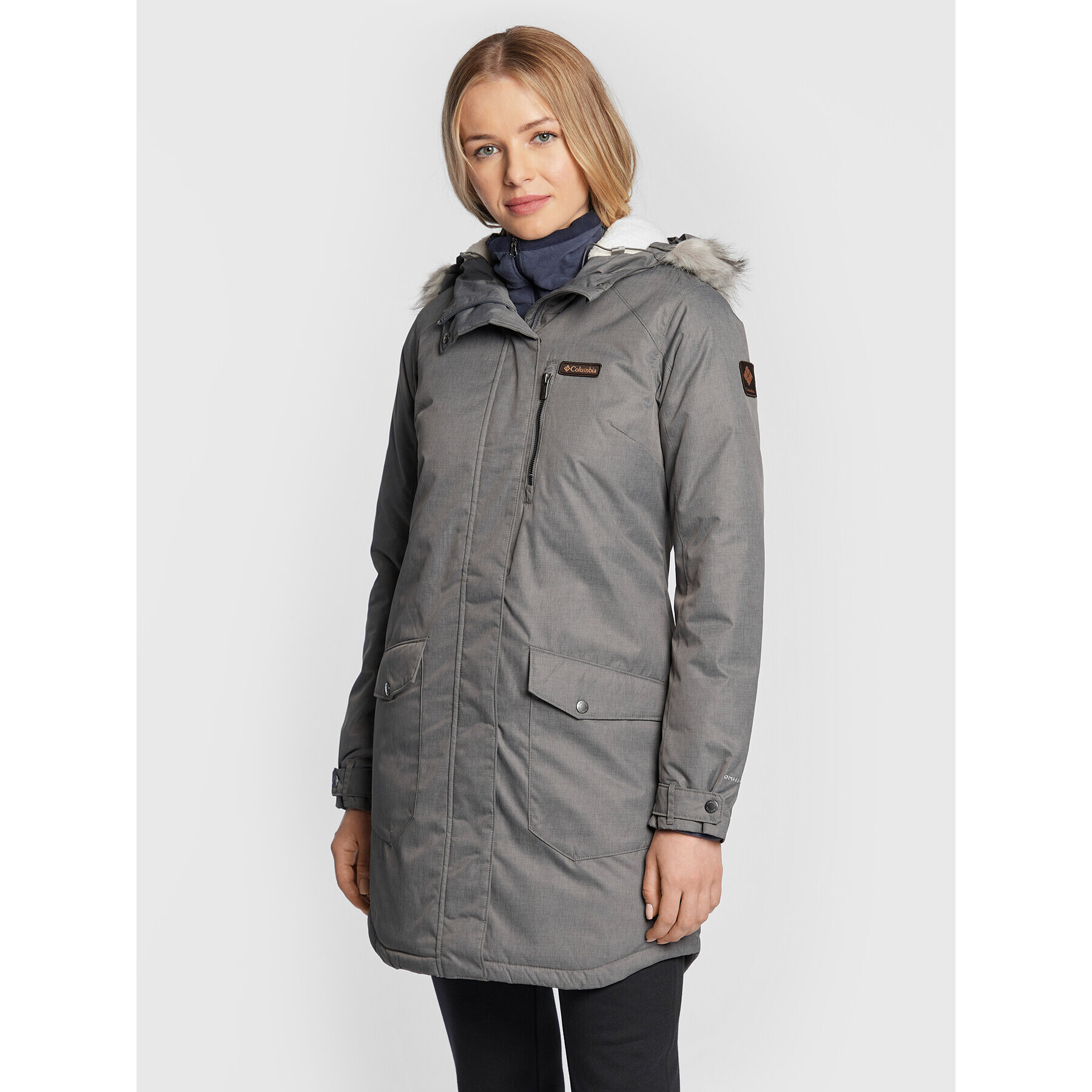 Columbia Зимно яке Suttle Mountain™ 1799751 Сив Regular Fit - Pepit.bg