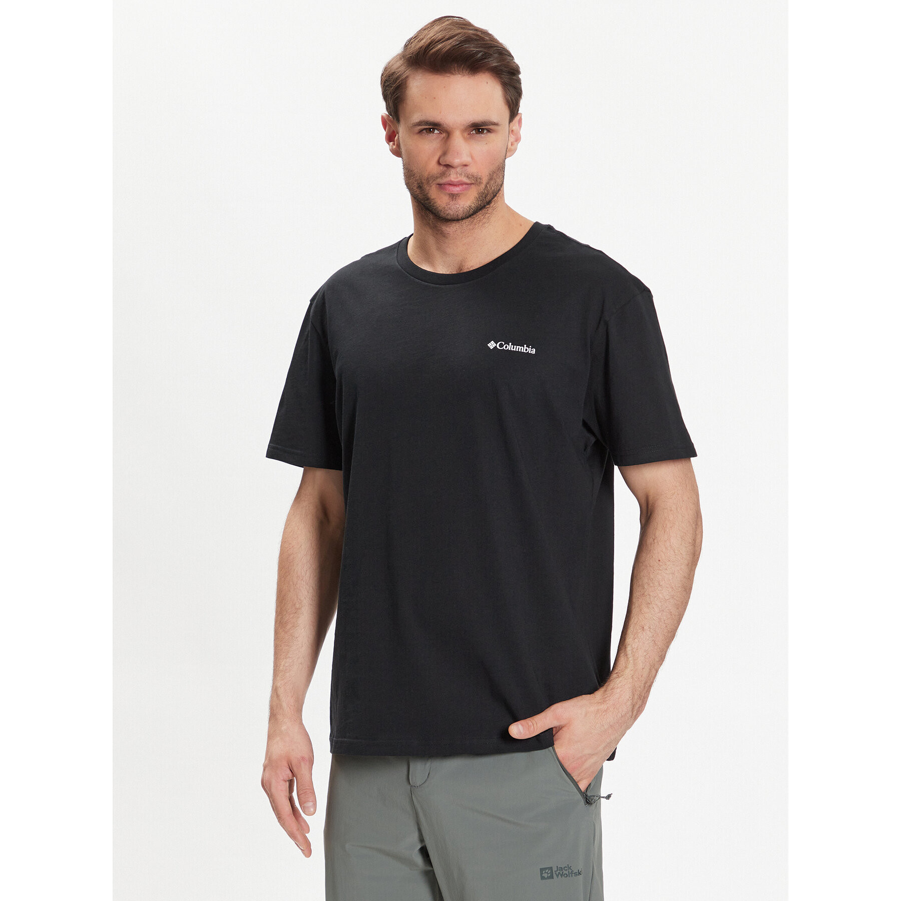 Columbia Тишърт Basic Logo 1680053 Черен Regular Fit - Pepit.bg