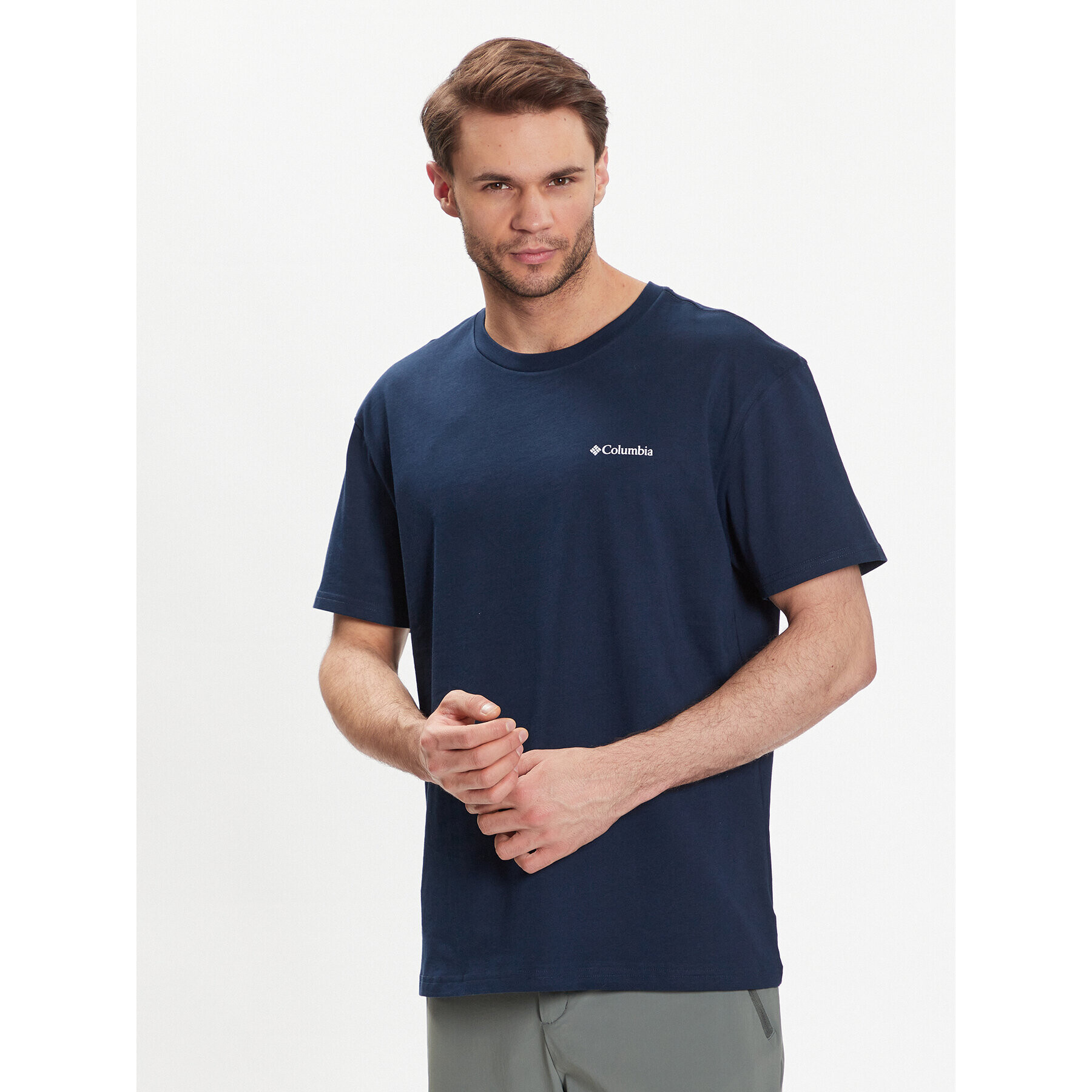 Columbia Тишърт Basic Logo 1680053 Тъмносин Regular Fit - Pepit.bg