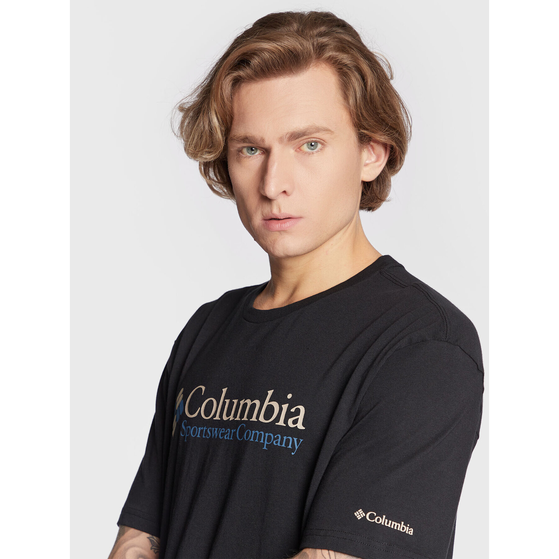 Columbia Тишърт Csc BAsic Logo 1680053 Черен Regular Fit - Pepit.bg