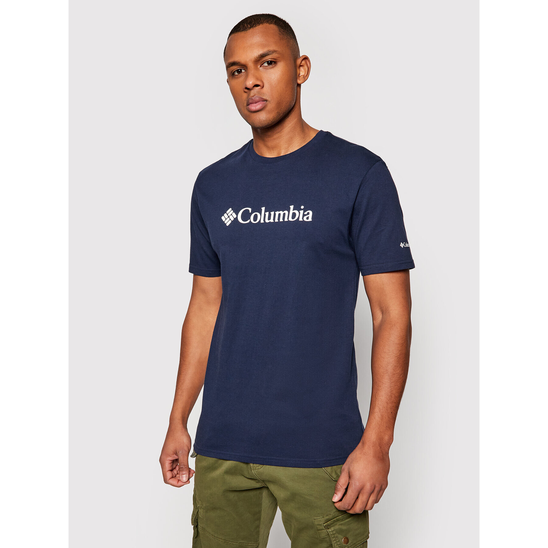 Columbia Тишърт Csc Basic Logo 1680053 Тъмносин Regular Fit - Pepit.bg