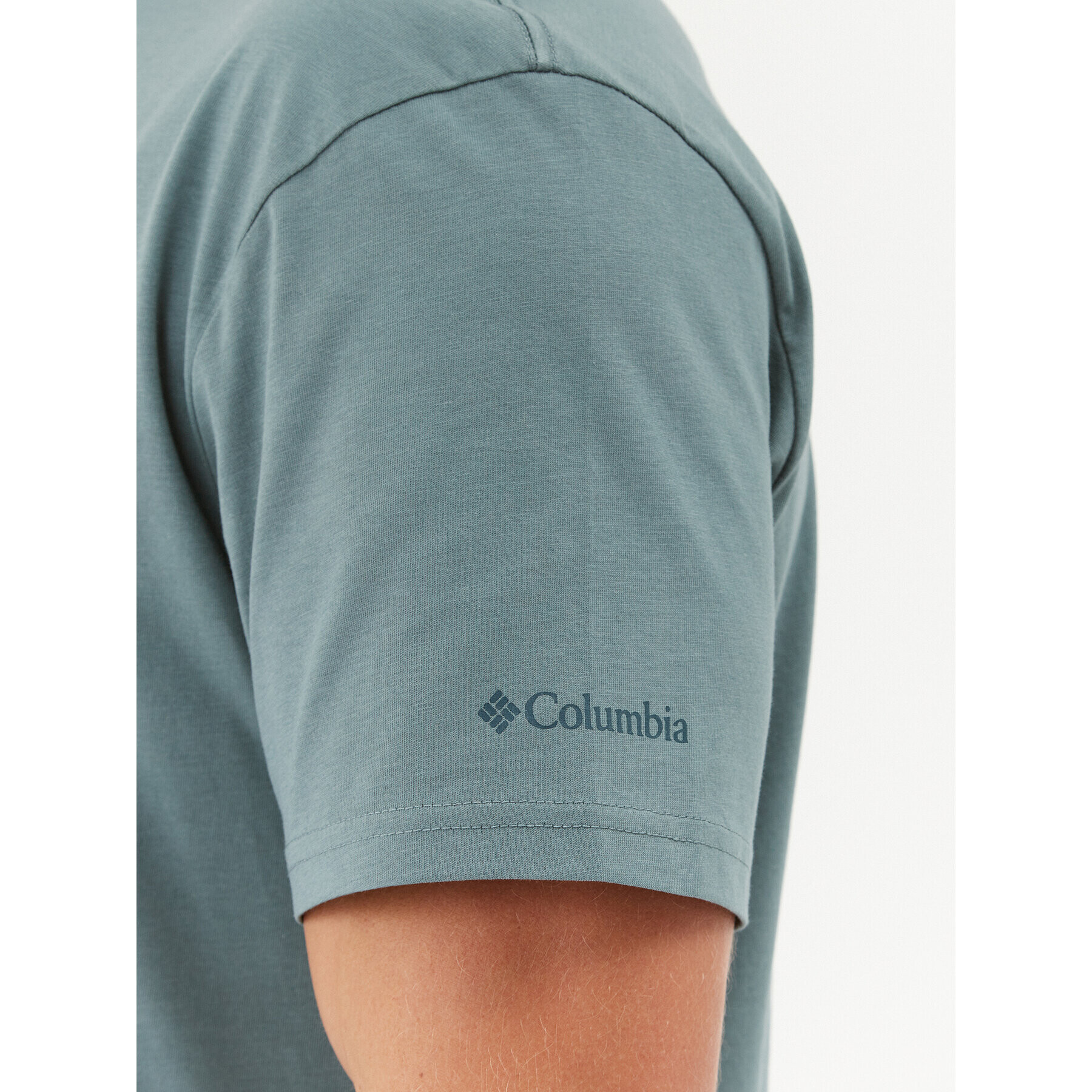 Columbia Тишърт CSC Basic Logo™ Short Sleeve Зелен Regular Fit - Pepit.bg