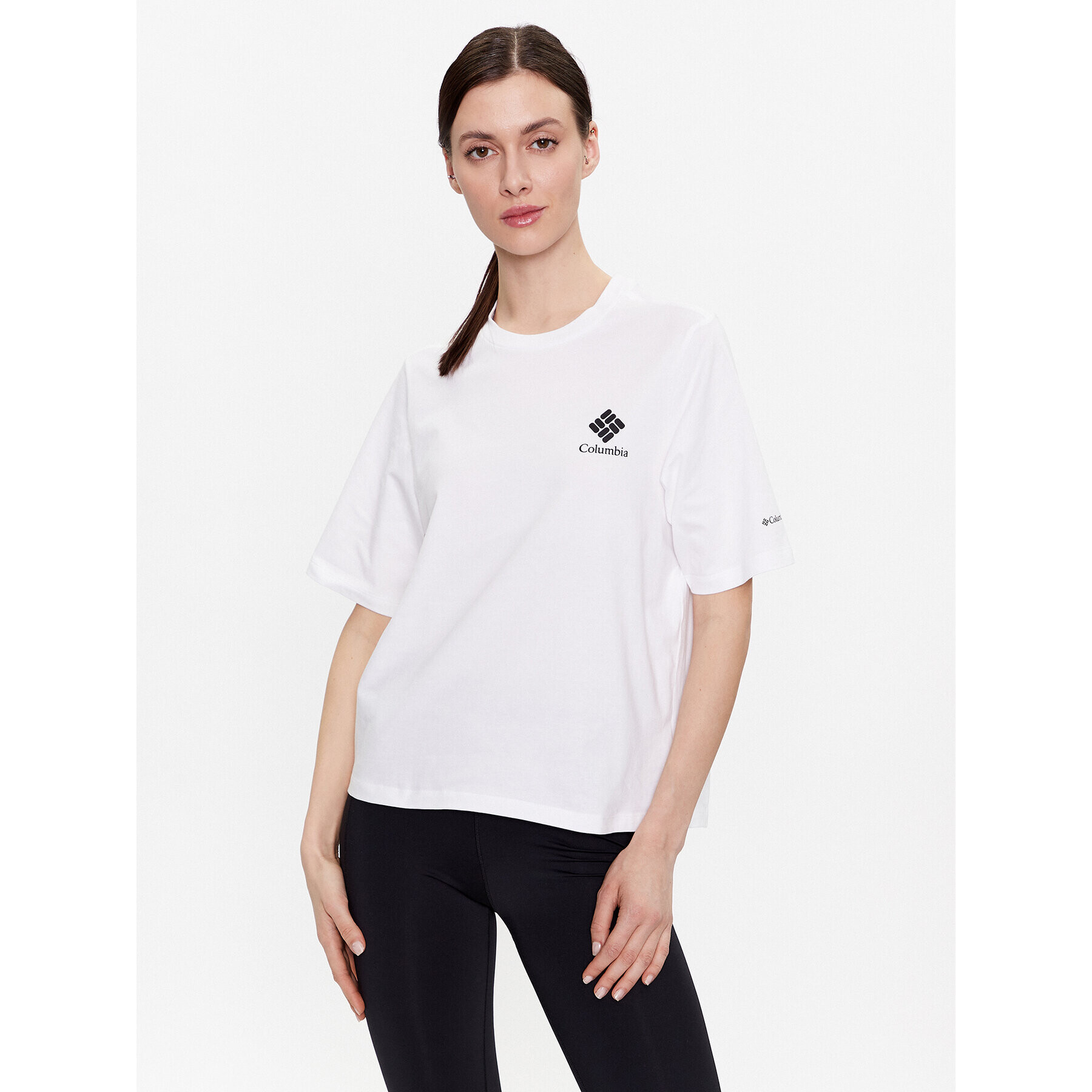 Columbia Тишърт North Casades 1992085 Бял Relaxed Fit - Pepit.bg