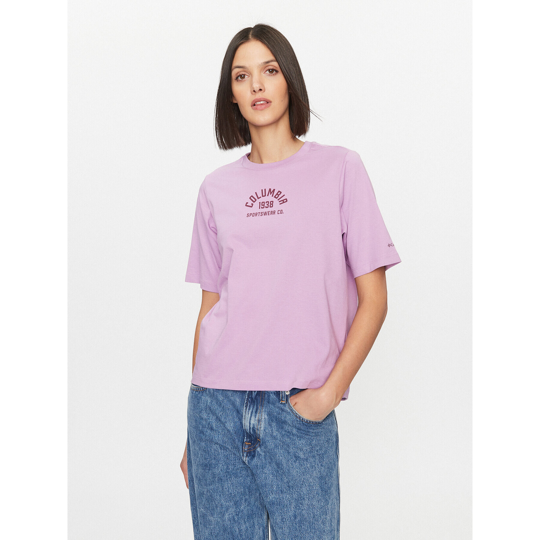 Columbia Тишърт North Cascades™ Relaxed Tee Виолетов Regular Fit - Pepit.bg