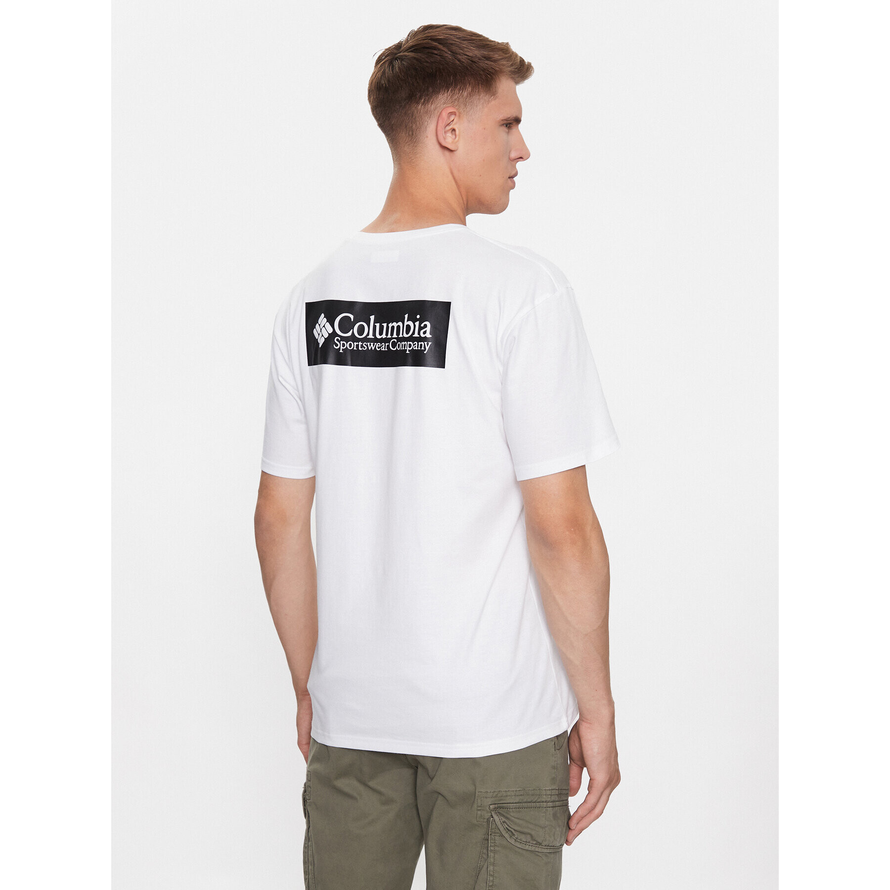 Columbia Тишърт North Cascades™ Short Sleeve Tee Бял Regular Fit - Pepit.bg