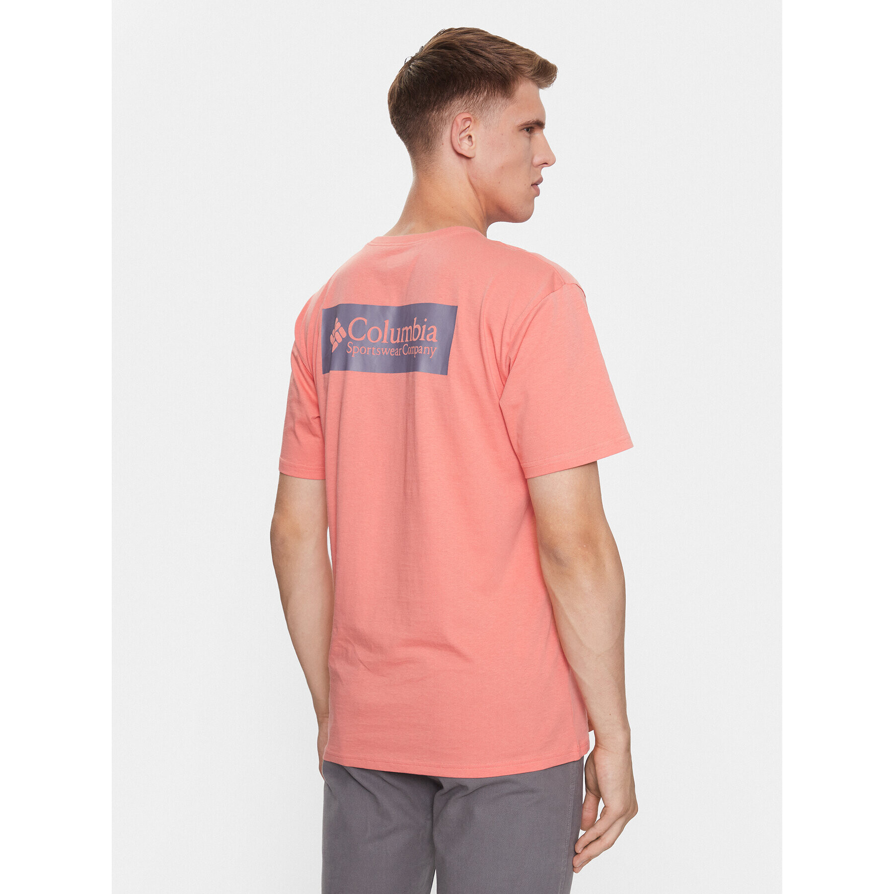 Columbia Тишърт North Cascades™ Short Sleeve Tee Оранжев Regular Fit - Pepit.bg