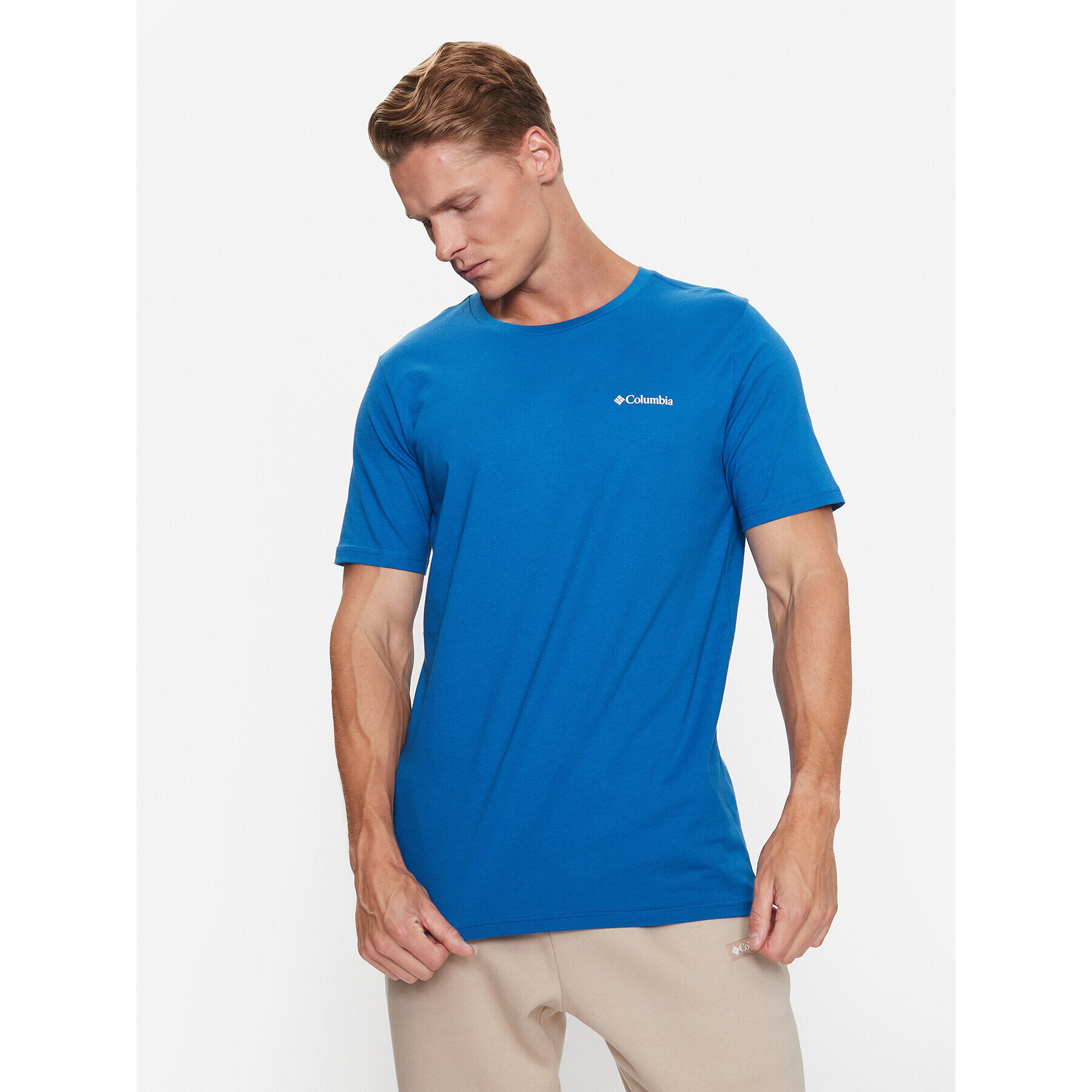 Columbia Тишърт Rapid Ridge™ Back Graphic Tee II Син Regular Fit - Pepit.bg