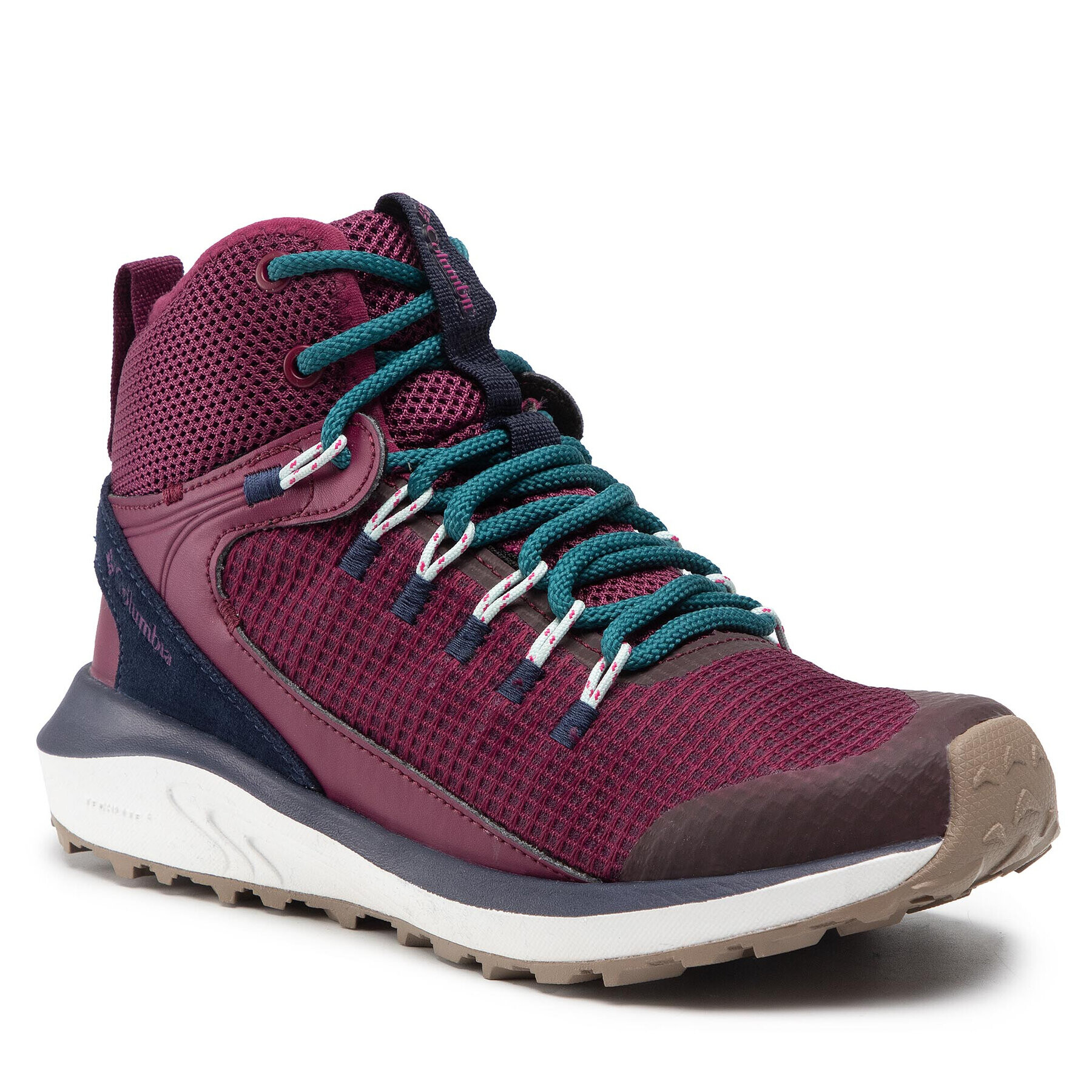 Columbia Туристически Trailstorm Mid Waterproof BL0155 Бордо - Pepit.bg