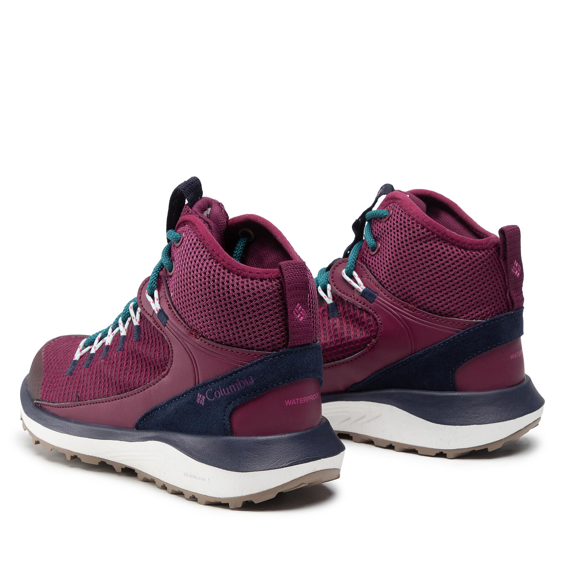 Columbia Туристически Trailstorm Mid Waterproof BL0155 Бордо - Pepit.bg