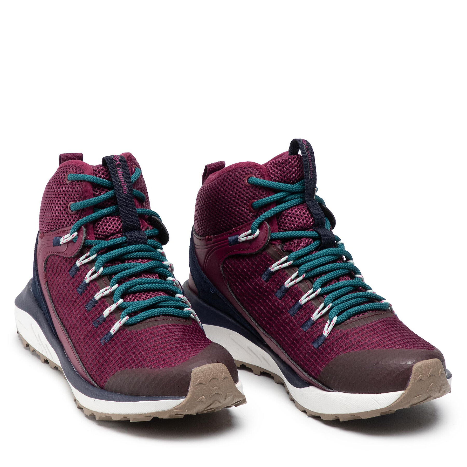 Columbia Туристически Trailstorm Mid Waterproof BL0155 Бордо - Pepit.bg