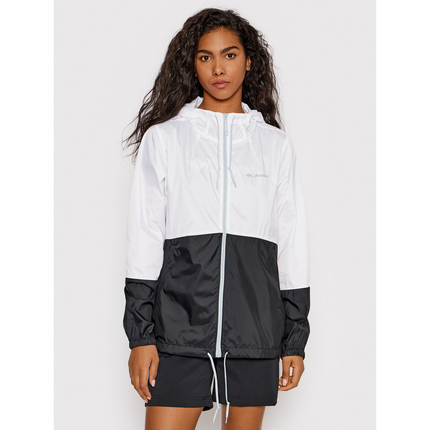 Columbia Ветровка Flash Forward 1585911 Бял Regular Fit - Pepit.bg