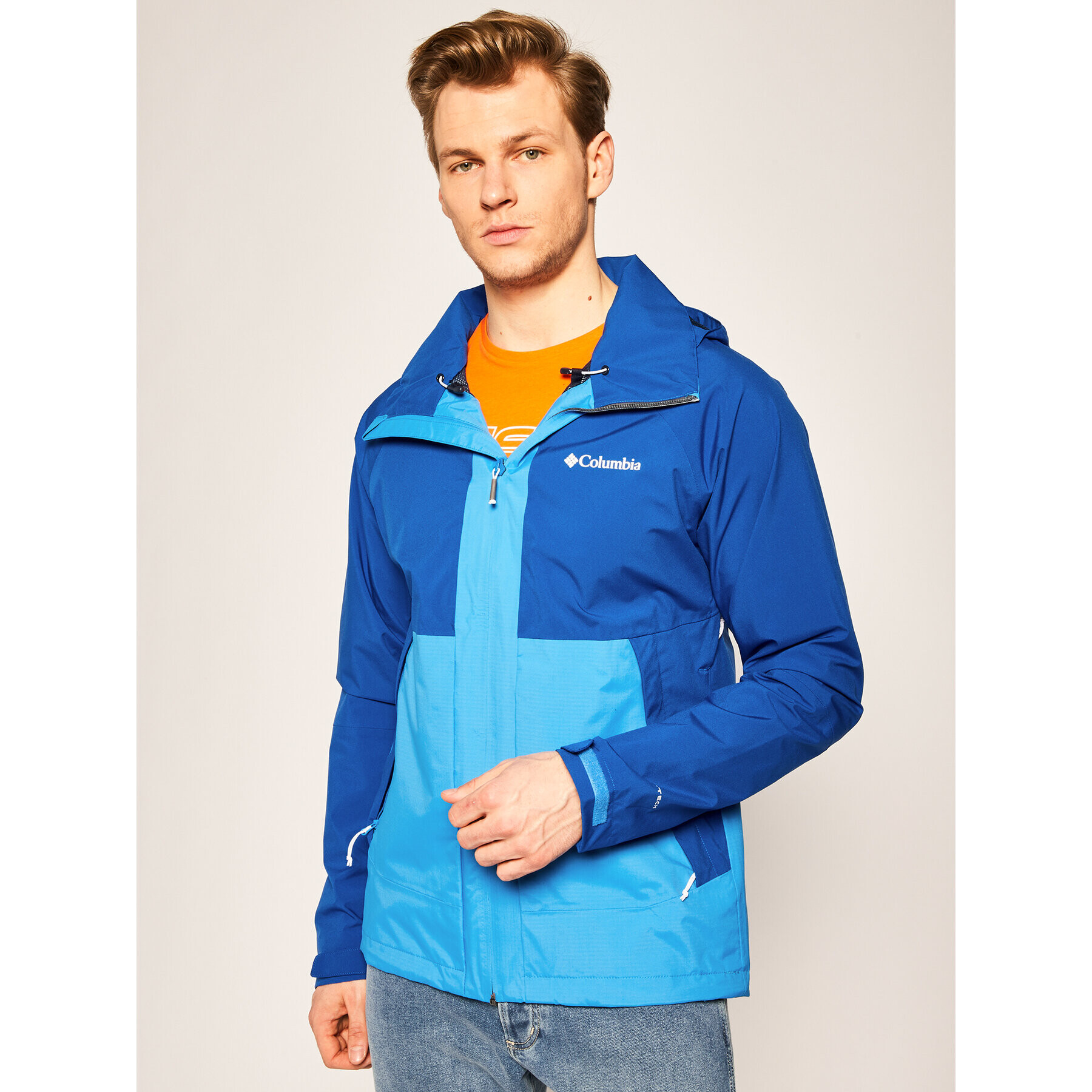 Columbia Яке за дъжд Evolution Valley RI0025 Син Regular Fit - Pepit.bg