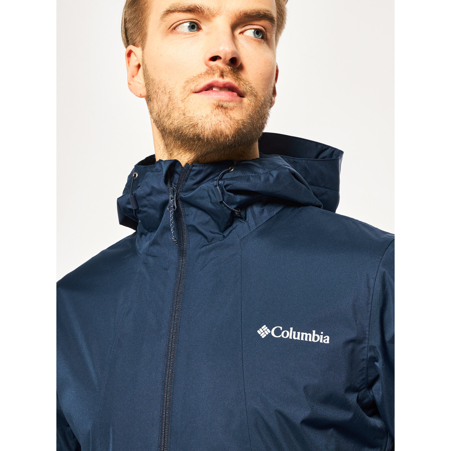 Columbia Яке за дъжд Inner Limits II EO0088 Тъмносин Regular Fit - Pepit.bg