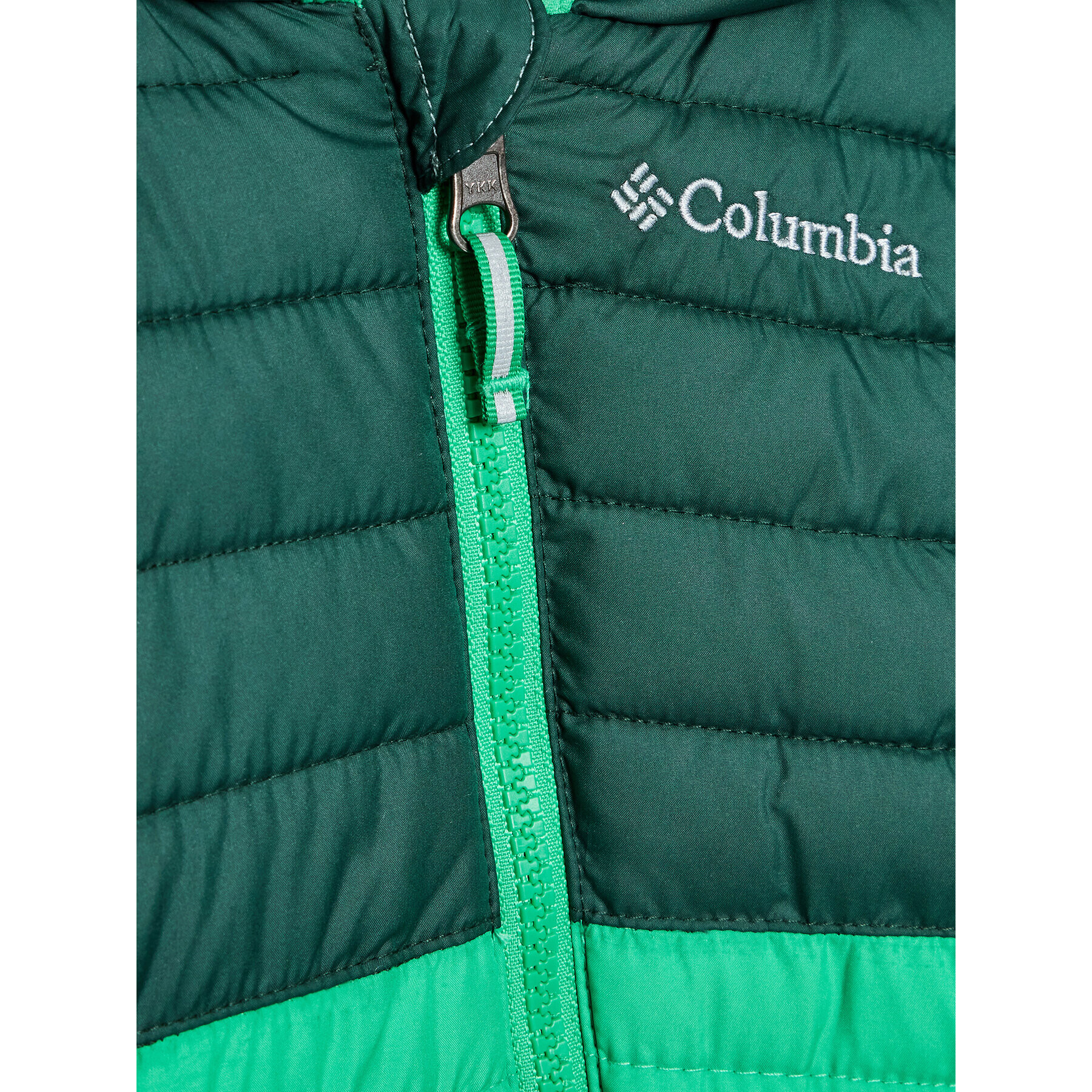 Columbia Зимен детски гащеризон Powder Lite 1864021 Зелен Regular Fit - Pepit.bg