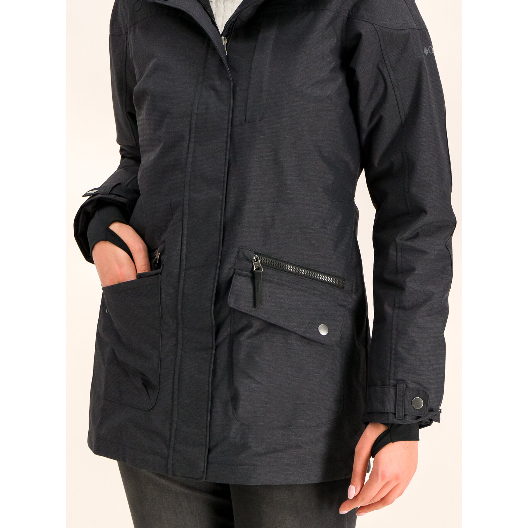 Columbia Зимно яке Carson Pass 1737241 Сив Regular Fit - Pepit.bg