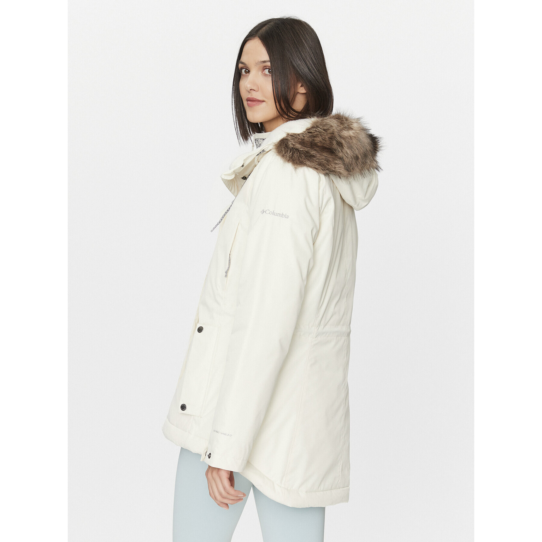 Columbia Зимно яке Suttle Mountain™ II Insulated Jacket Екрю Regular Fit - Pepit.bg