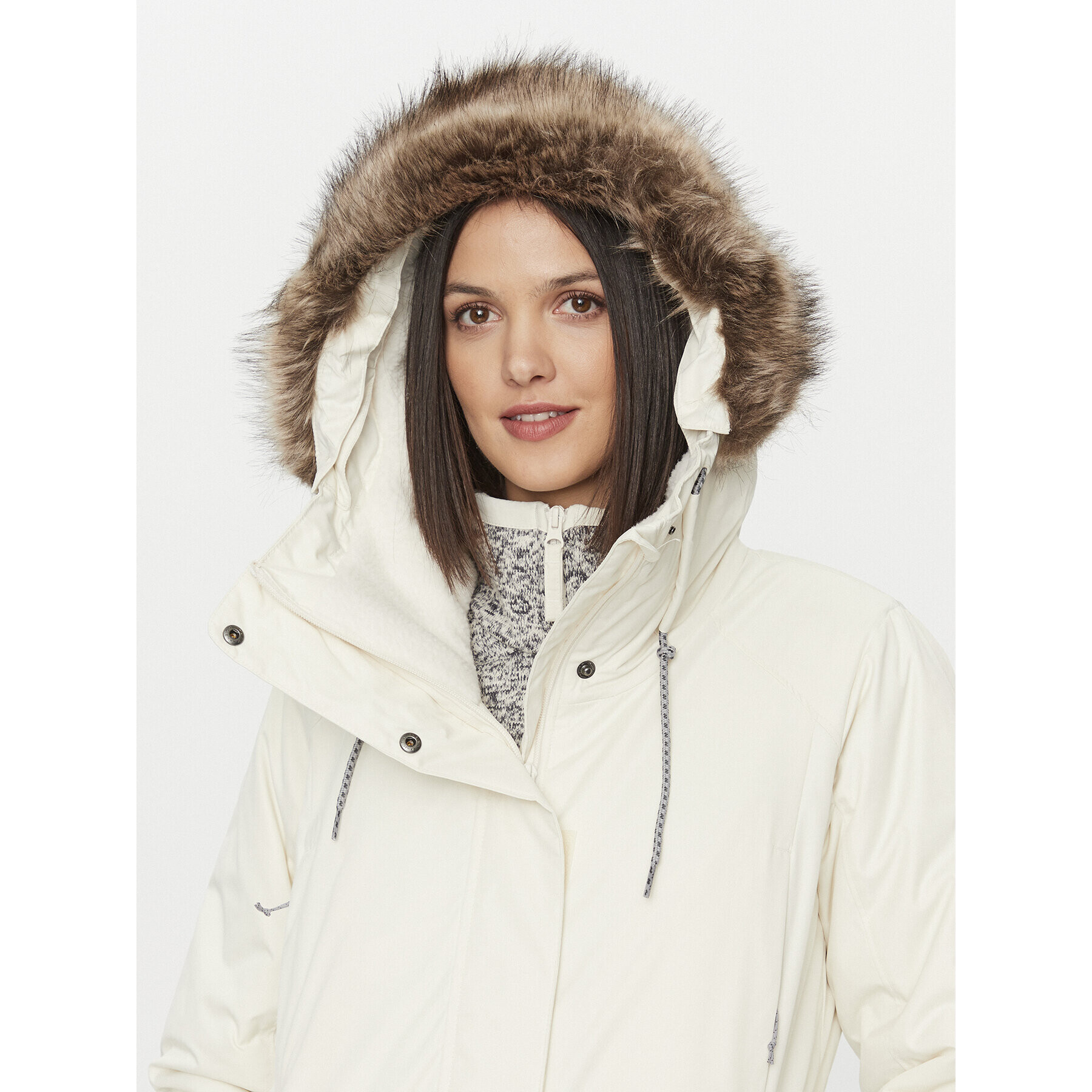 Columbia Зимно яке Suttle Mountain™ II Insulated Jacket Екрю Regular Fit - Pepit.bg