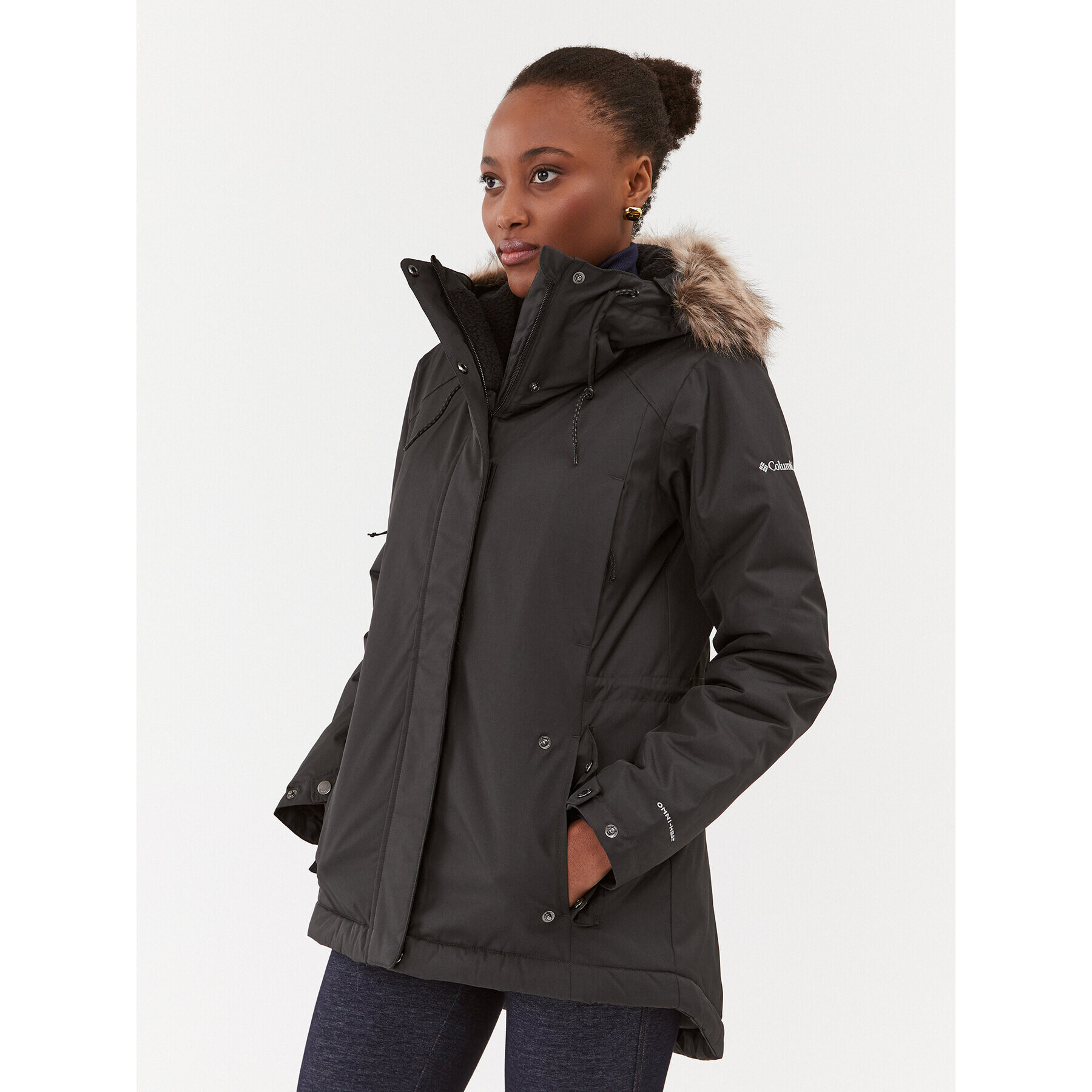 Columbia Зимно яке Suttle Mountain™ II Insulated Jacket Черен Regular Fit - Pepit.bg