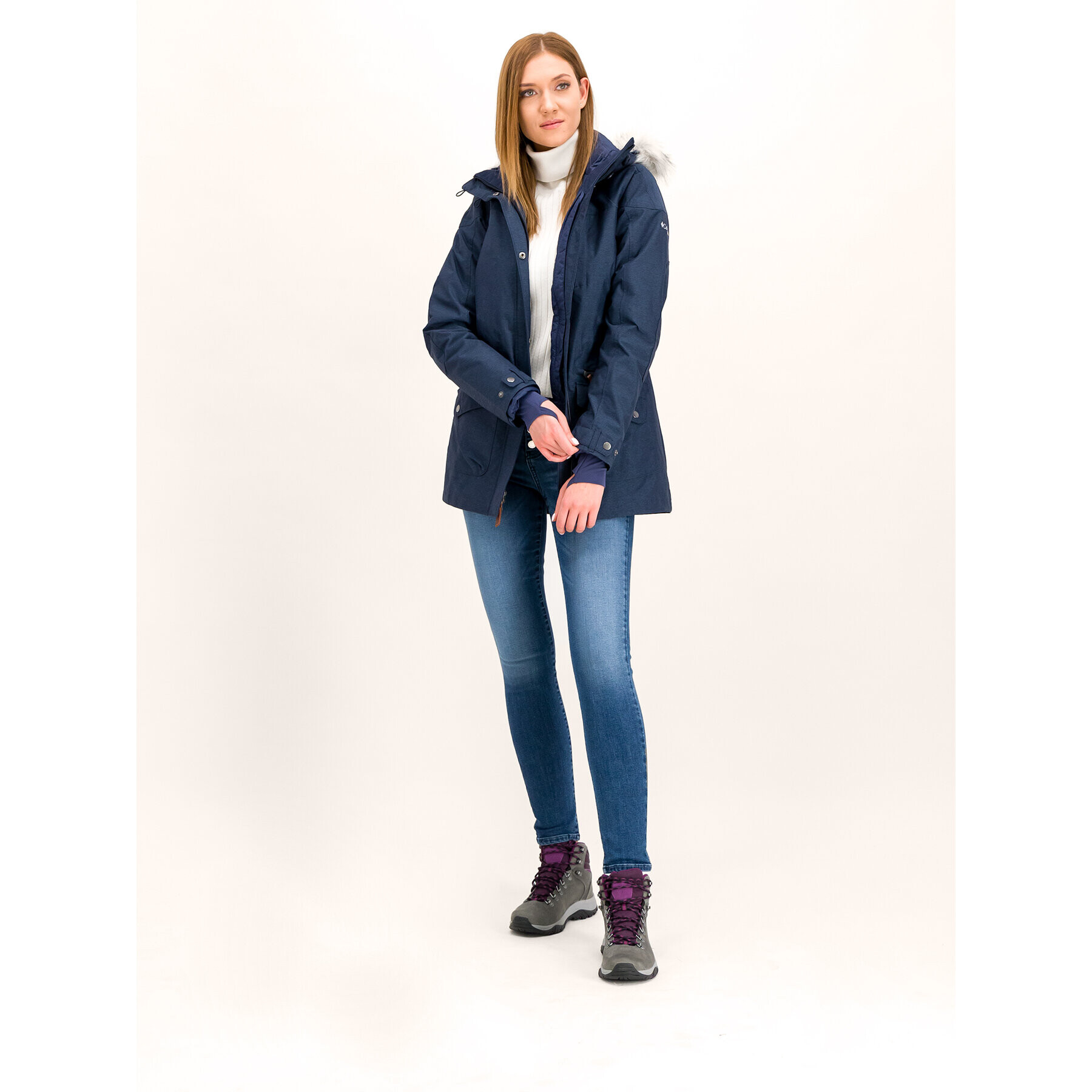 Columbia Зимно яке Carson Pass 1737241 Тъмносин Regular Fit - Pepit.bg