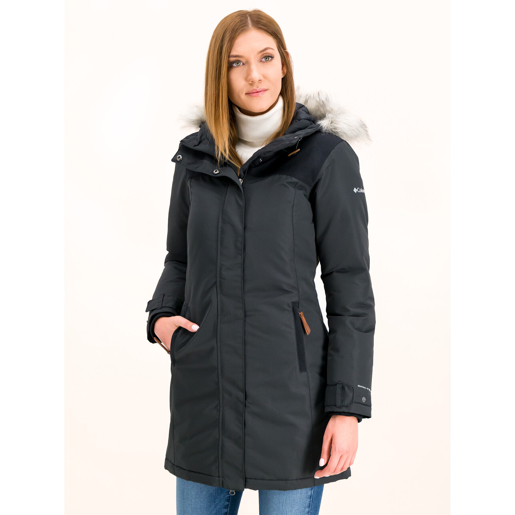 Columbia Зимно яке Lindores Jacket 1810401 Черен Regular Fit - Pepit.bg