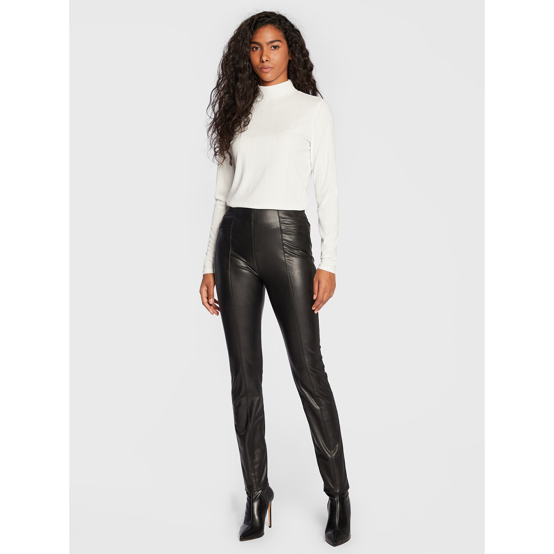 Comma Блуза 2120224 Бял Slim Fit - Pepit.bg