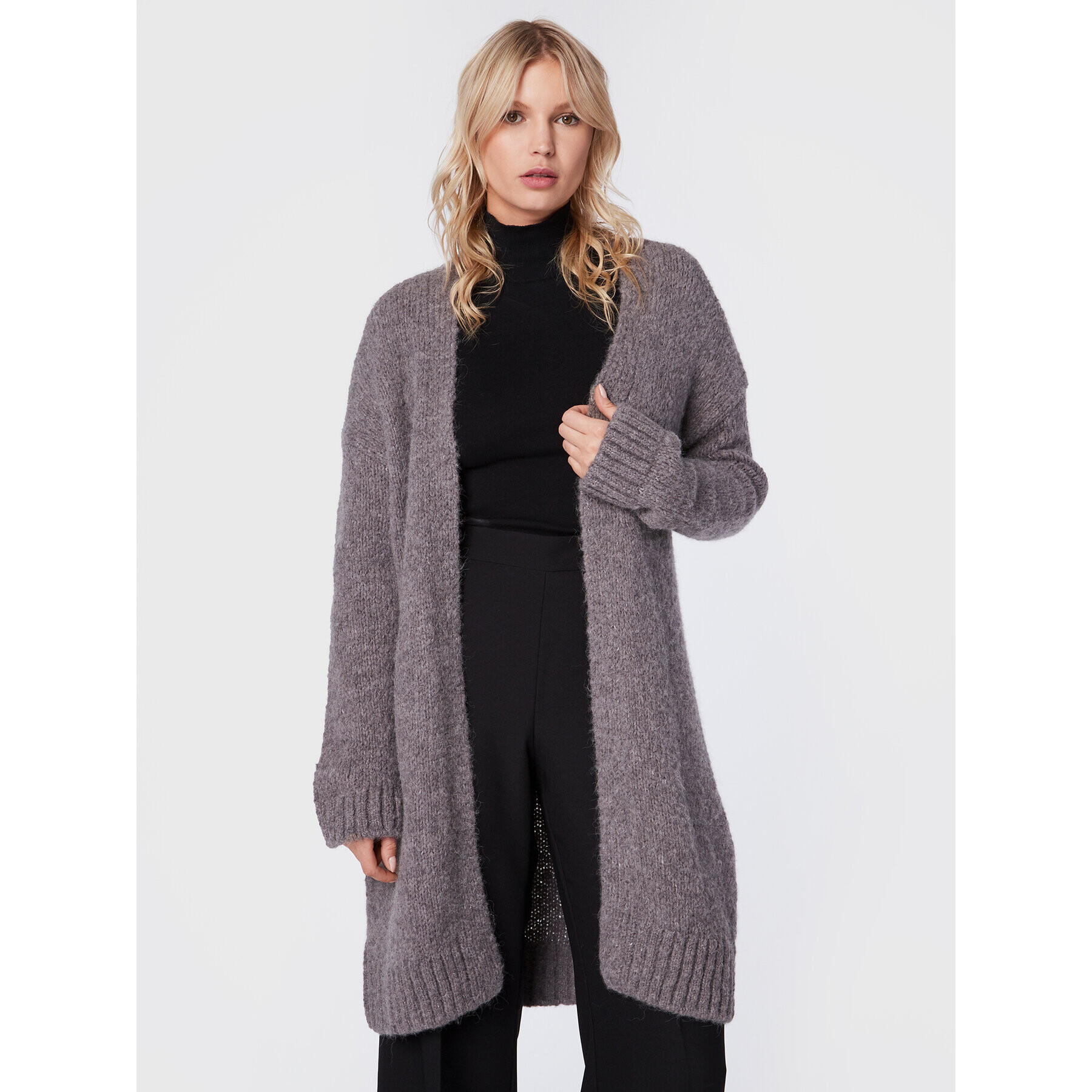 Comma Кардиган 2121250 Сив Regular Fit - Pepit.bg
