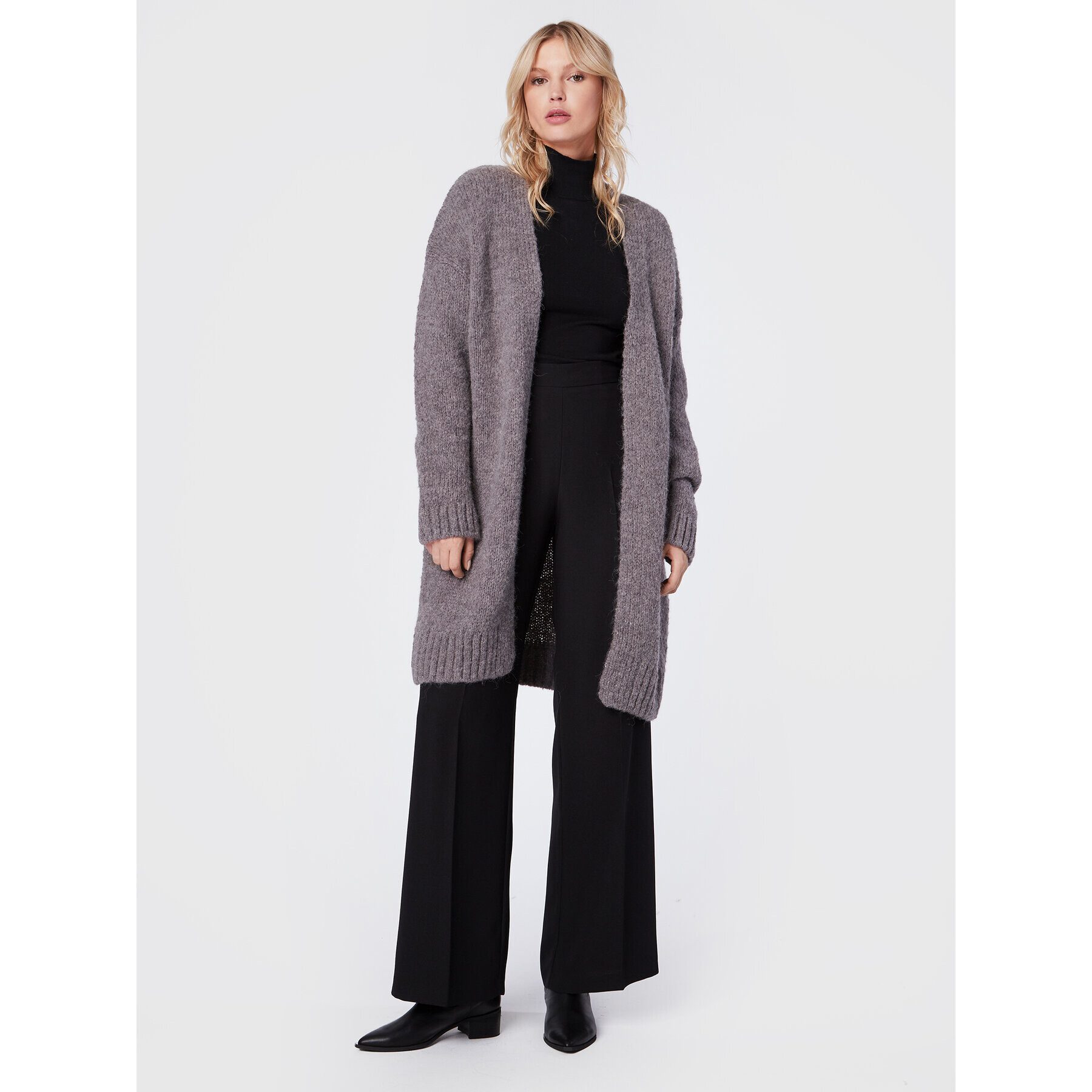 Comma Кардиган 2121250 Сив Regular Fit - Pepit.bg