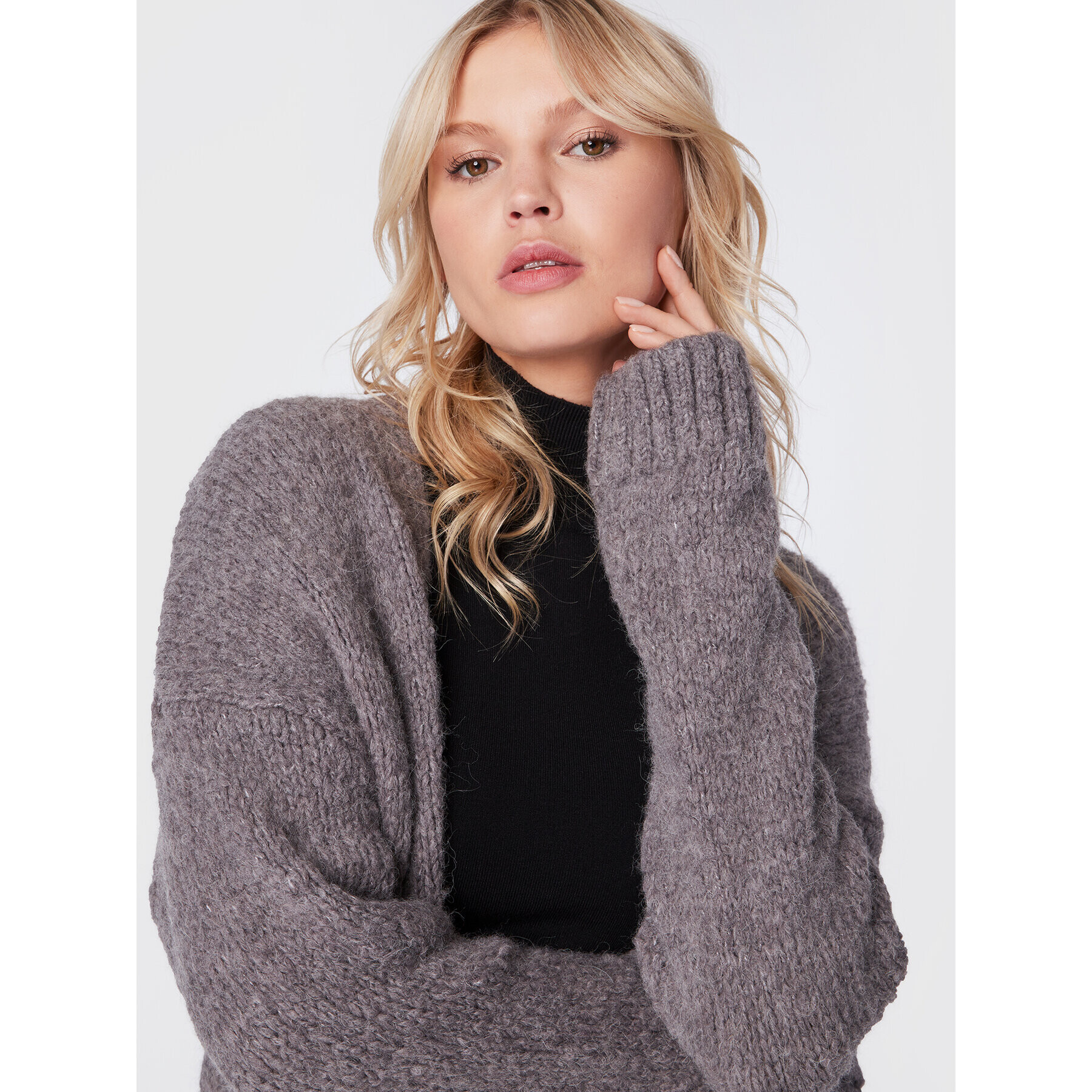 Comma Кардиган 2121250 Сив Regular Fit - Pepit.bg