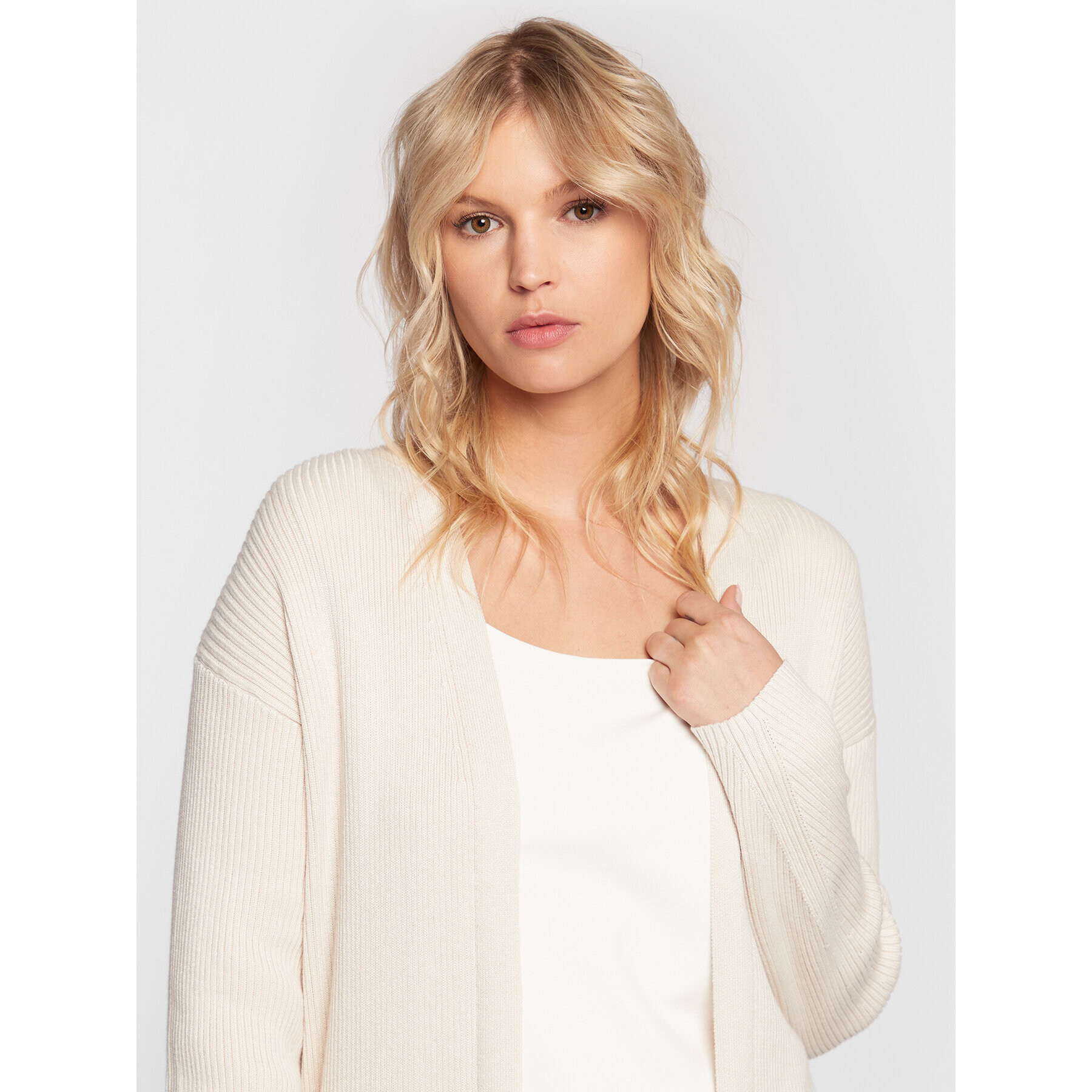 Comma Кардиган 2121703 Бежов Regular Fit - Pepit.bg