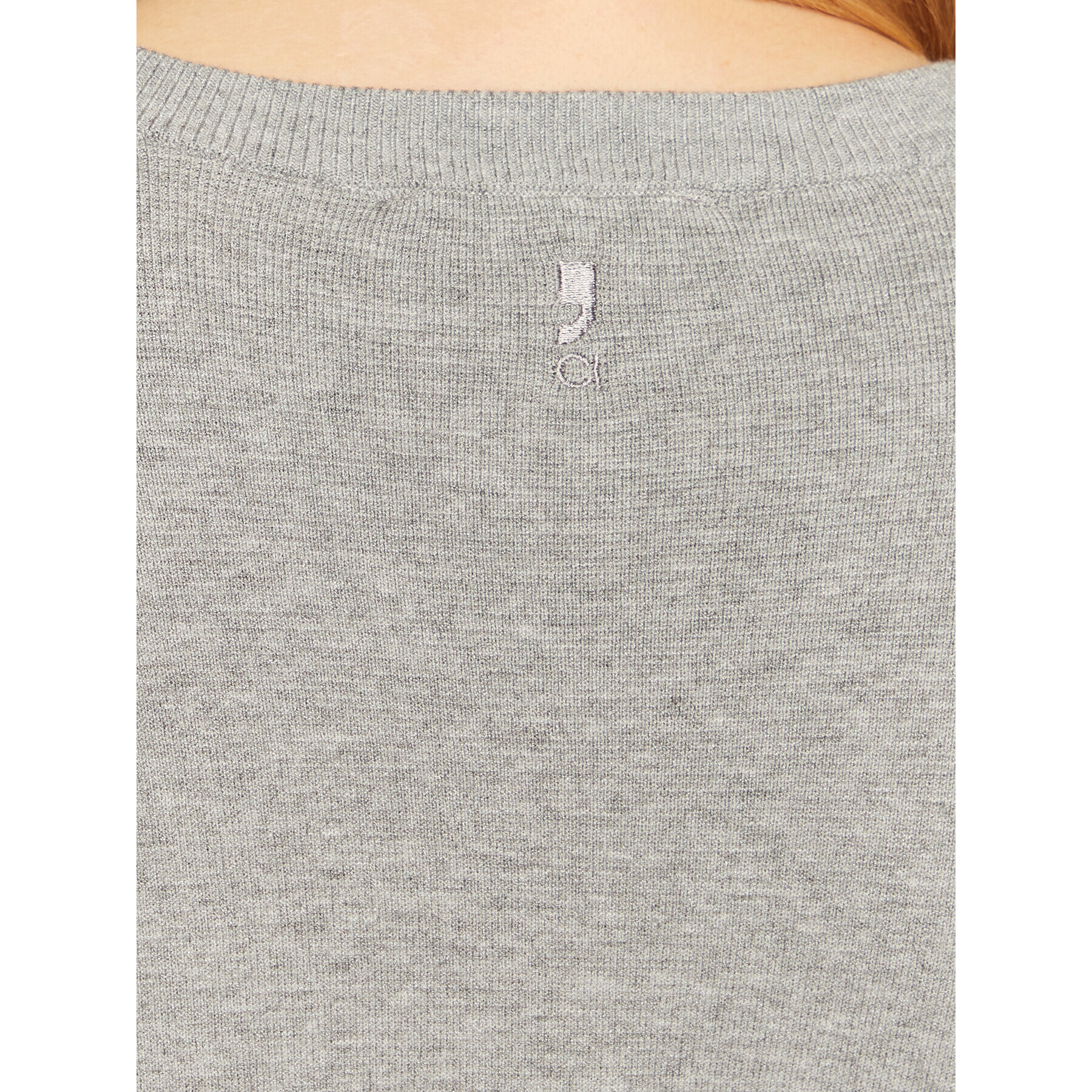 Comma Плетена рокля 2121727 Сив Regular Fit - Pepit.bg