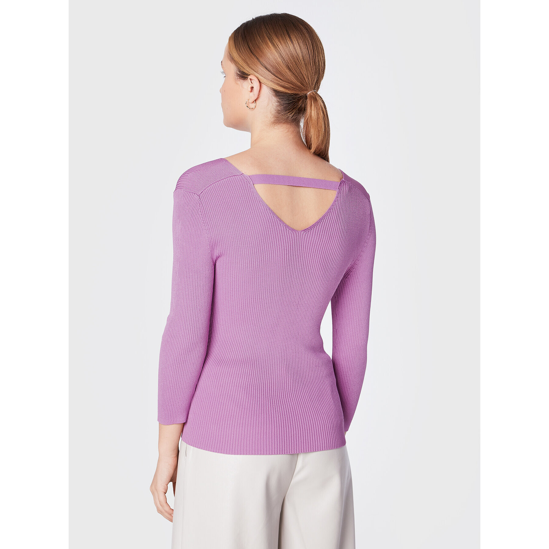 Comma Пуловер 2119953 Виолетов Slim Fit - Pepit.bg
