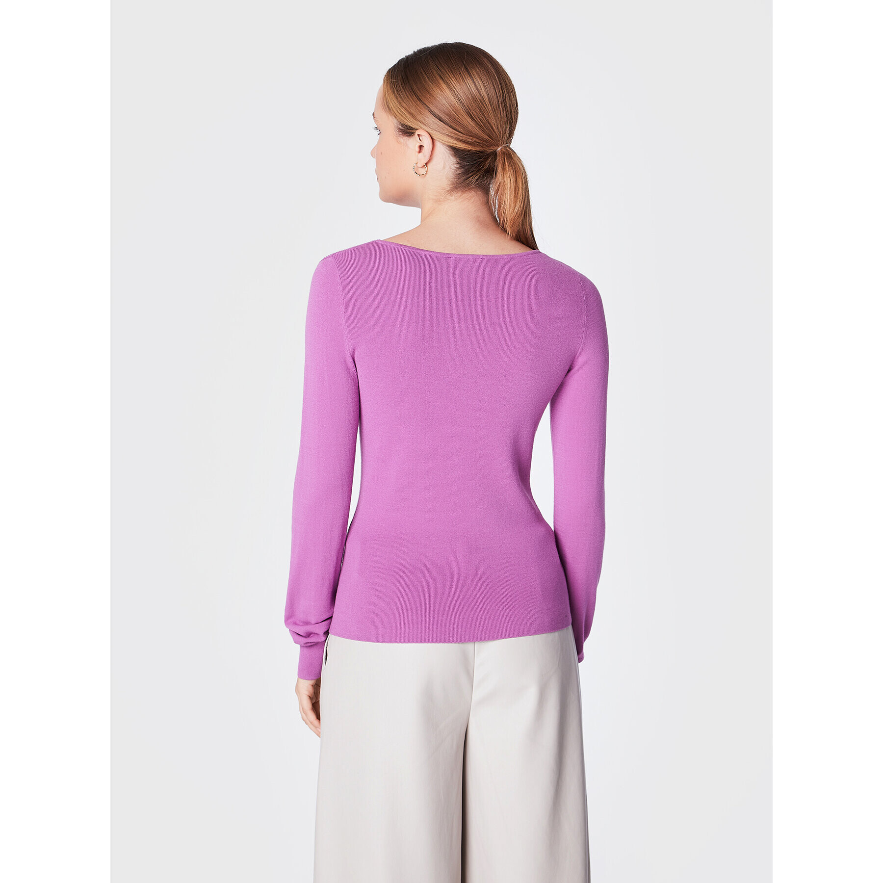 Comma Пуловер 2123532 Виолетов Slim Fit - Pepit.bg