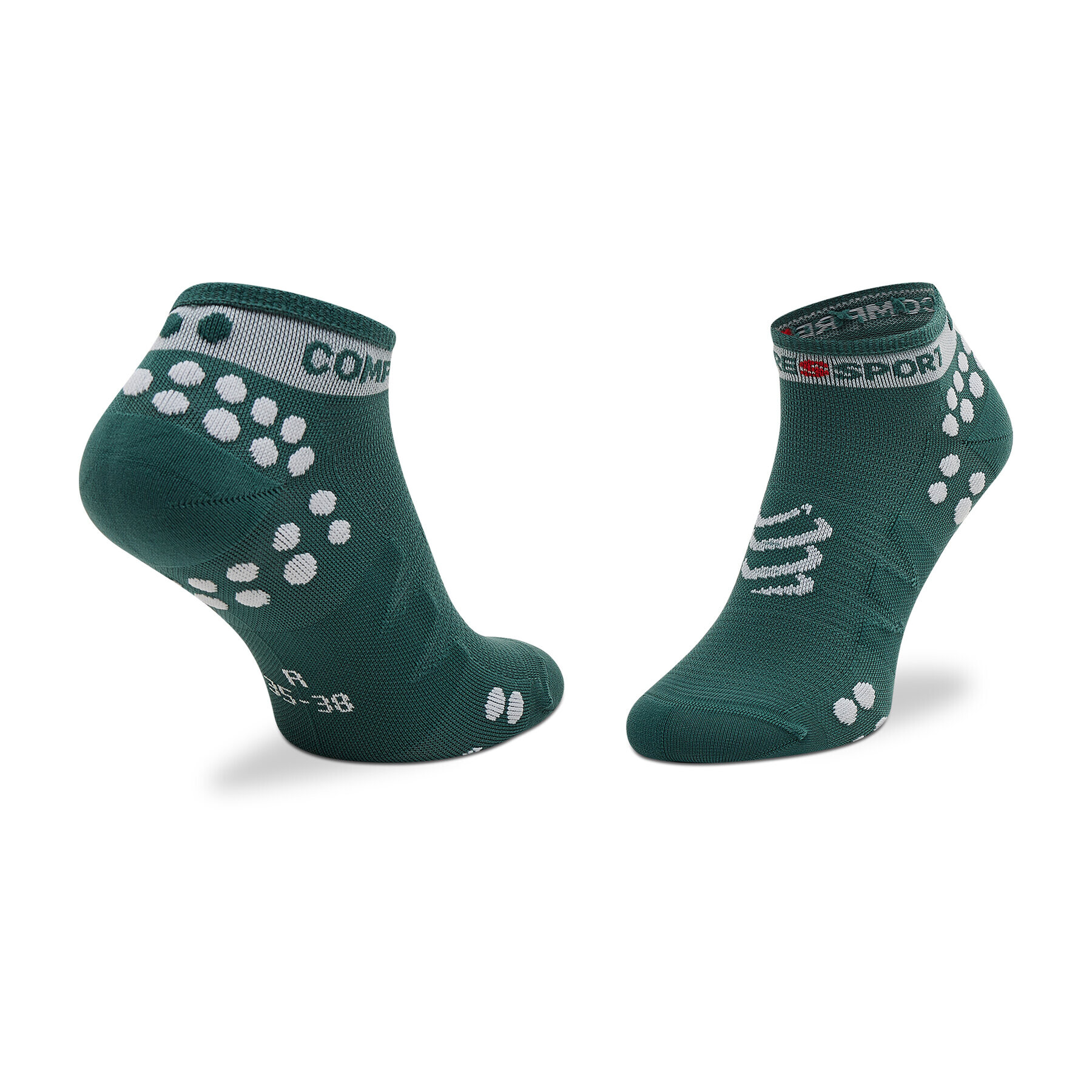 Compressport Чорапи къси дамски Pro Racing Socks V3.0 Run Low PRSV3-RL-110 Зелен - Pepit.bg