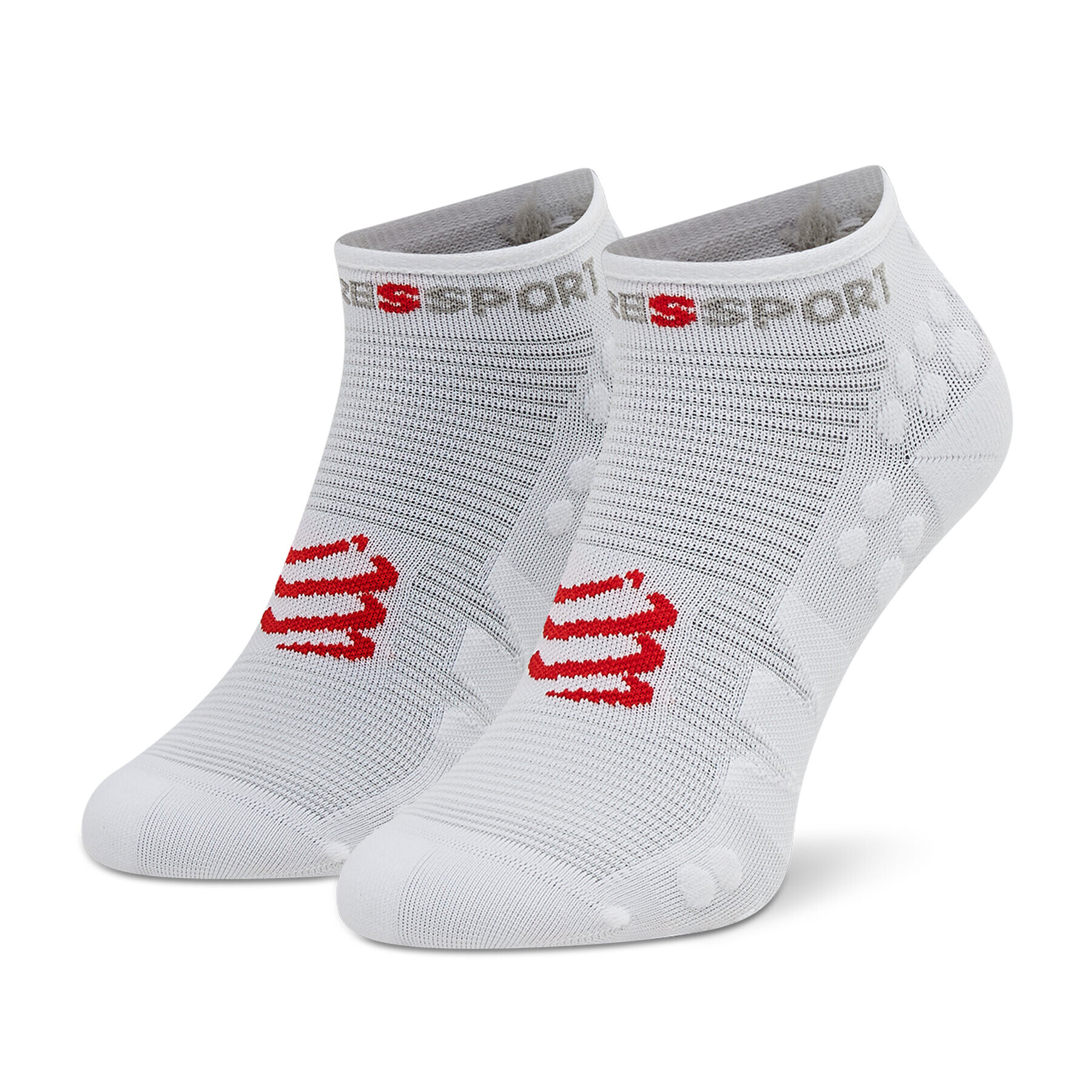 Compressport Чорапи къси унисекс Pro Racing Socks V3.0 Run Low RSLV3-0000 Бял - Pepit.bg