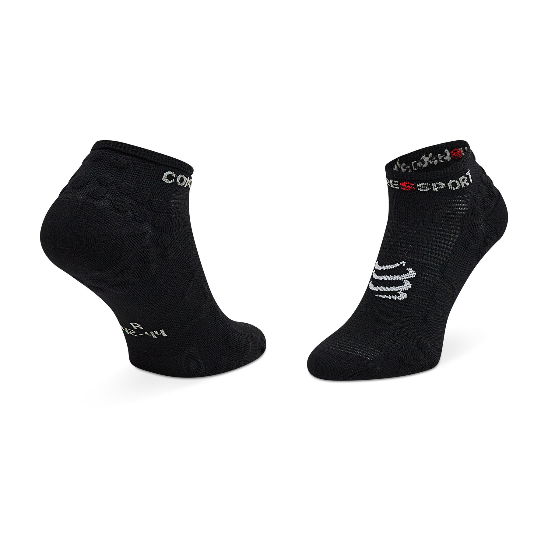 Compressport Чорапи къси унисекс Pro Racing Socks V3.0 Run Low RSLV3-9999 Черен - Pepit.bg