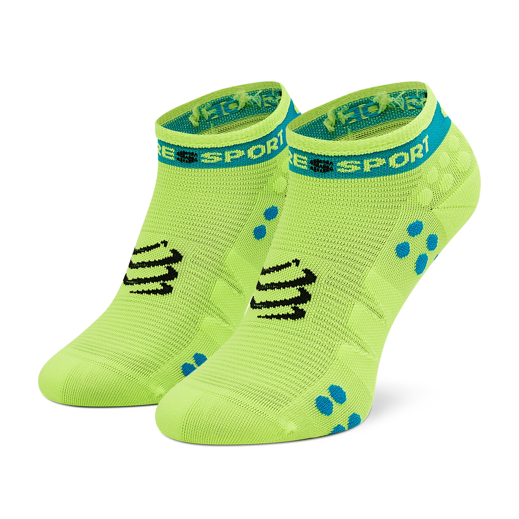 Compressport Чорапи къси унисекс Pro Racing Socks V3.0 Run Low RSLV3-FL1100 Жълт - Pepit.bg