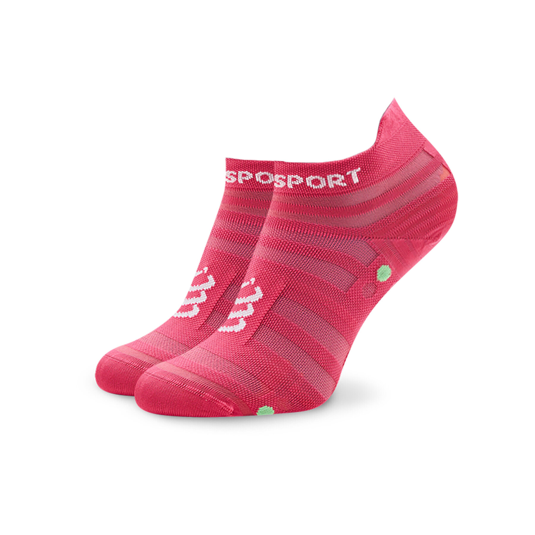 Compressport Чорапи къси унисекс Pro Racing Socks v4.0 Ultralight Run Low XU00051B Розов - Pepit.bg