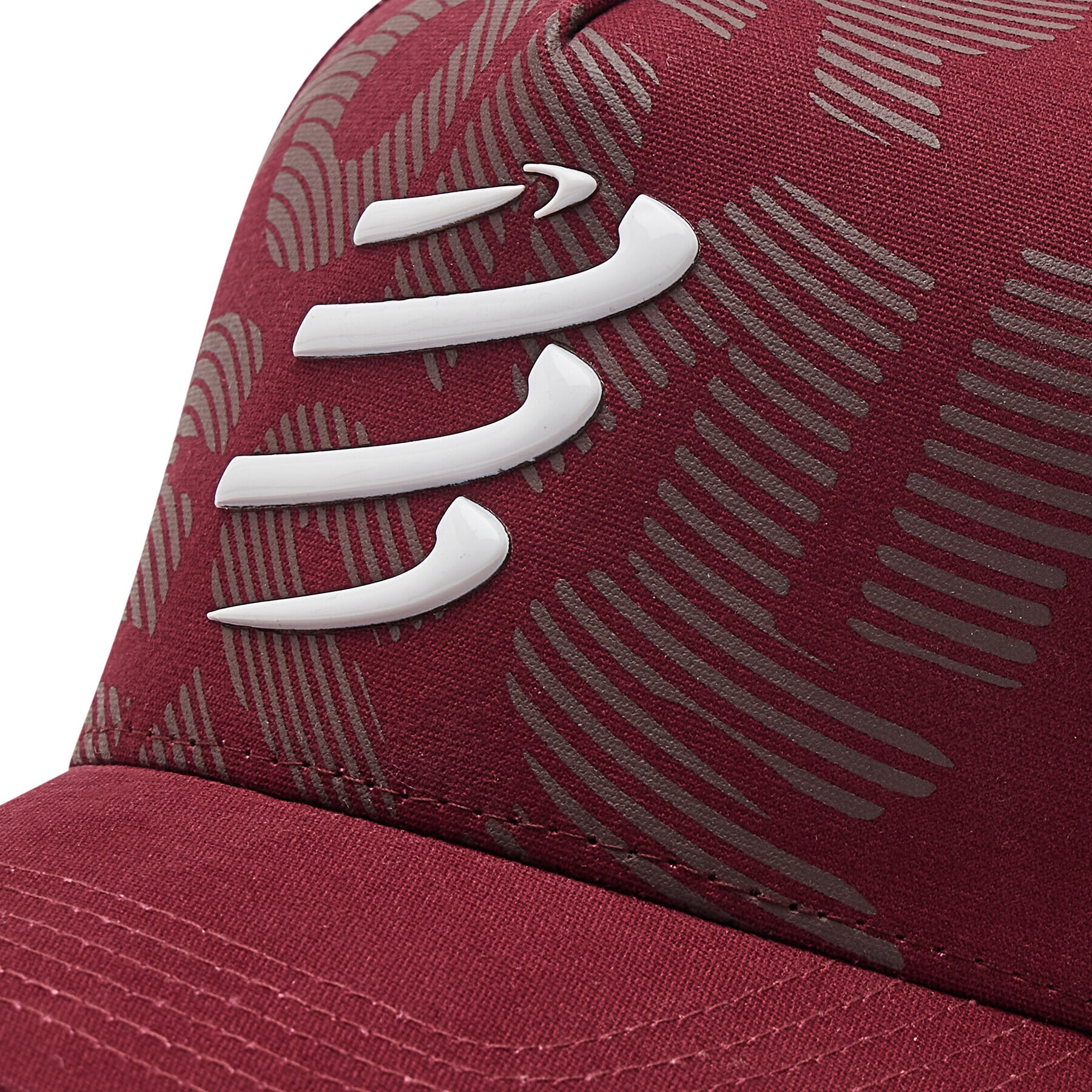 Compressport Шапка с козирка CU00008B Бордо - Pepit.bg
