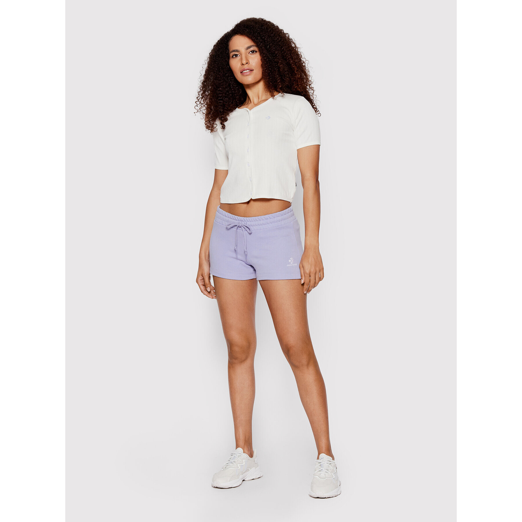 Converse Блуза 10023394-A02 Бял Regular Fit - Pepit.bg