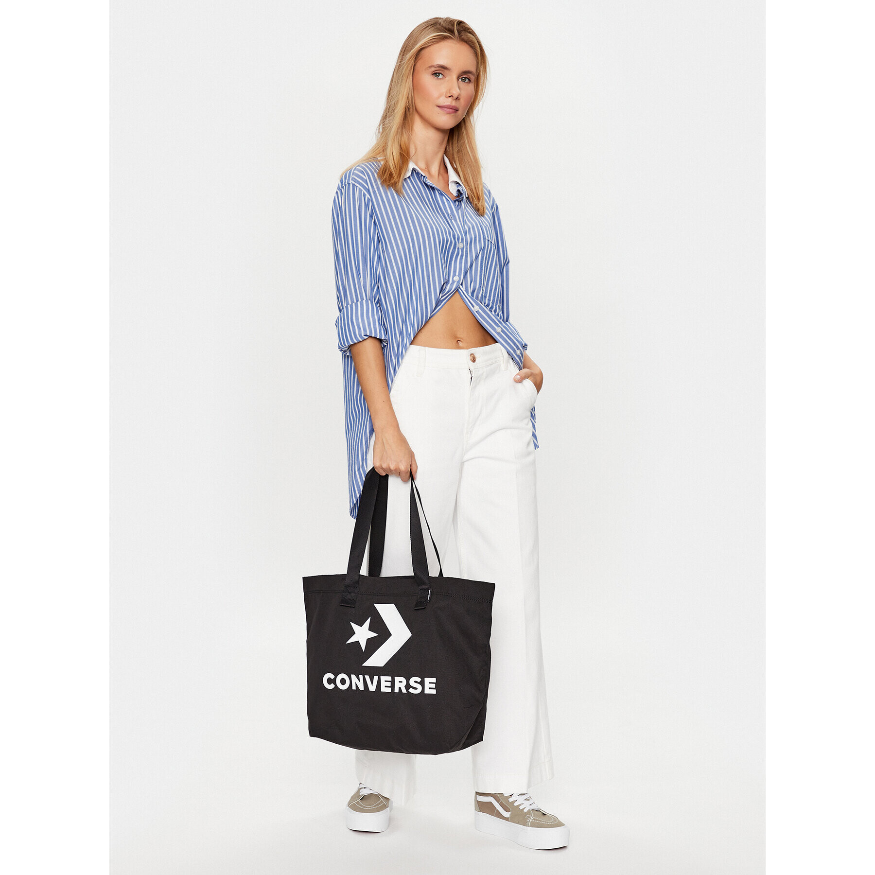 Converse Дамска чанта 10024675-A01 Черен - Pepit.bg