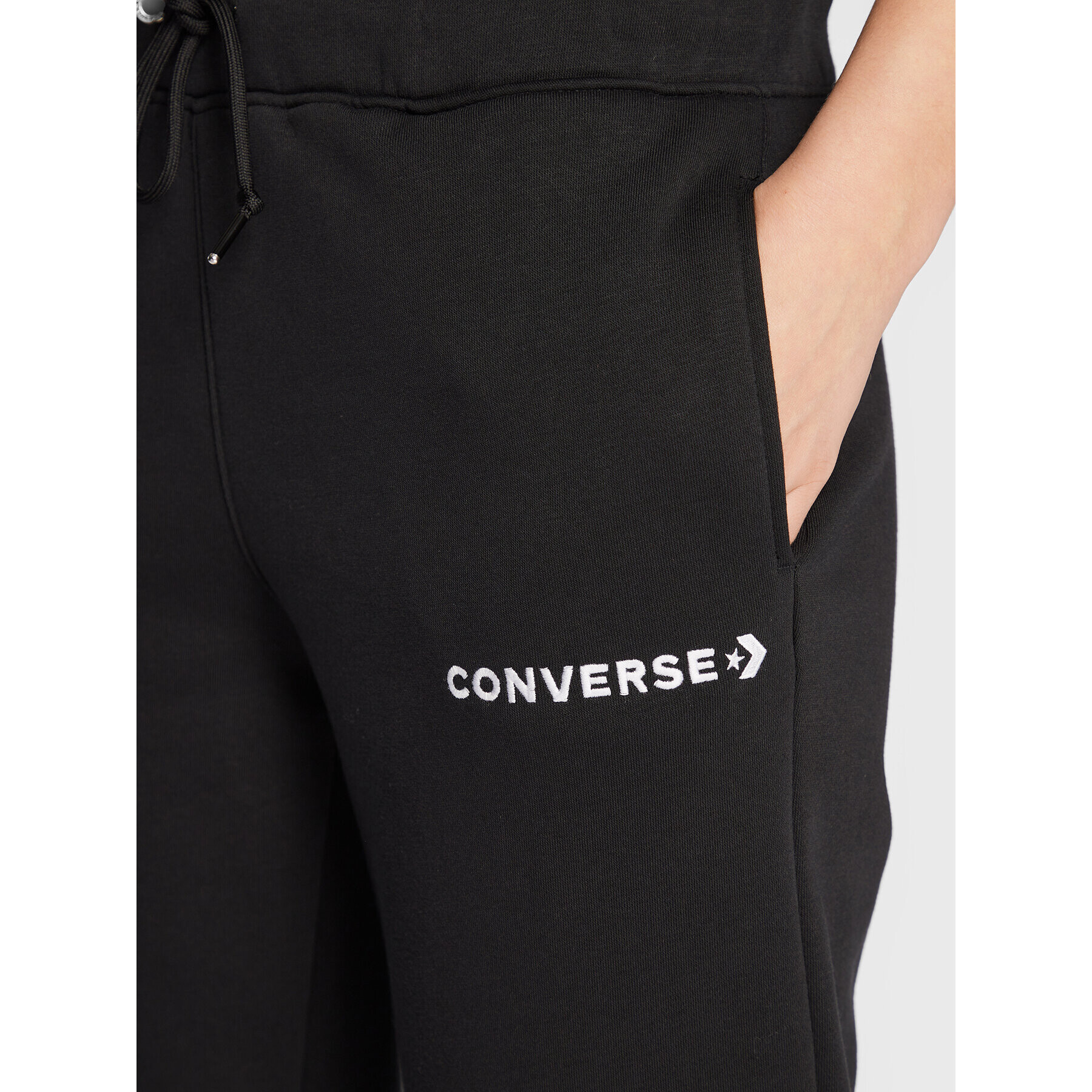 Converse Долнище анцуг 10023718-A01 Черен Regular Fit - Pepit.bg