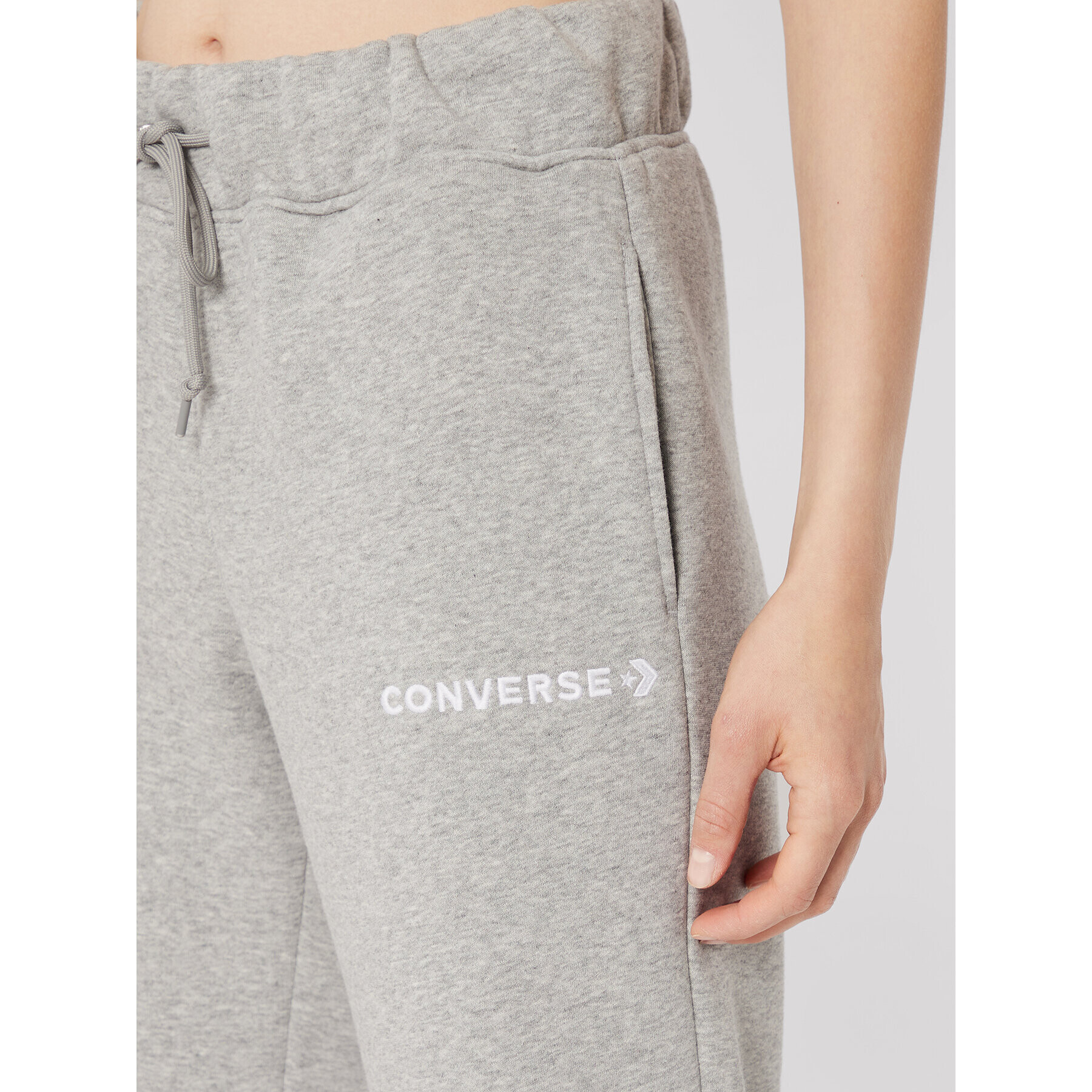 Converse Долнище анцуг 10023718-A02 Сив Regular Fit - Pepit.bg