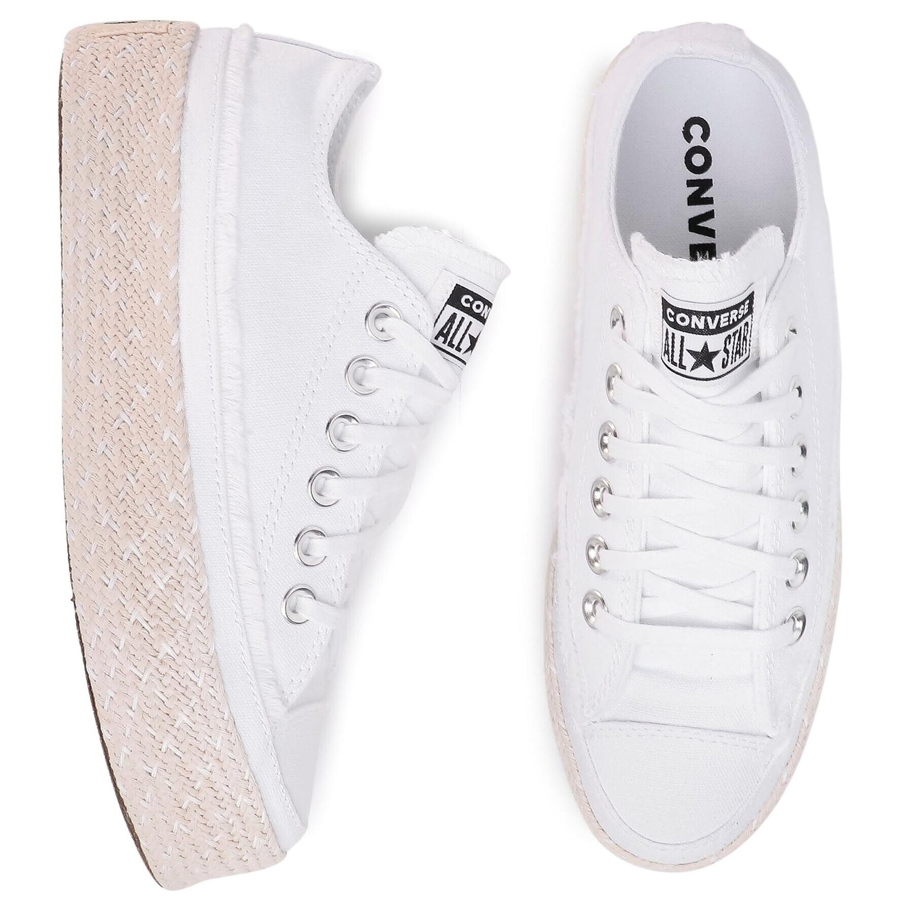 Converse Еспадрили Ctas Espadrille Ox 567686C Бял - Pepit.bg