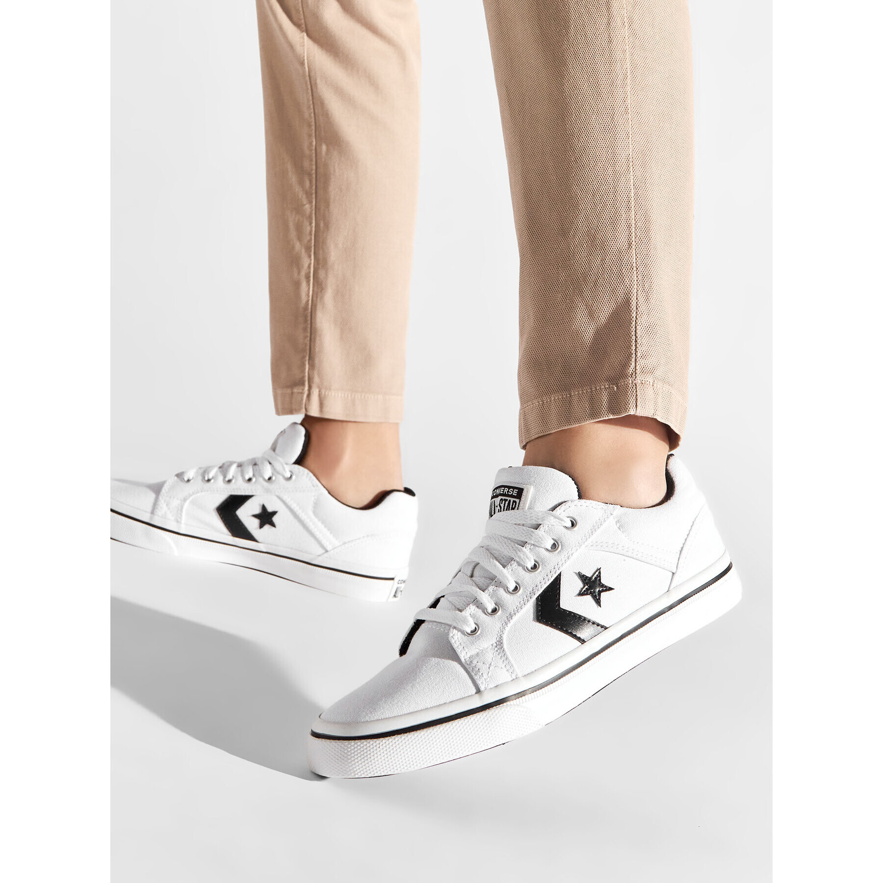 Converse Гуменки El Distrito 2.0 Ox 167007C Бял - Pepit.bg