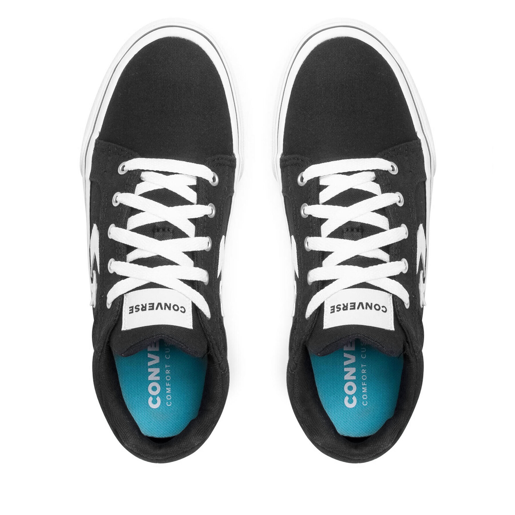 Converse Гуменки El Distrito 2.0 Ox 167008C Черен - Pepit.bg
