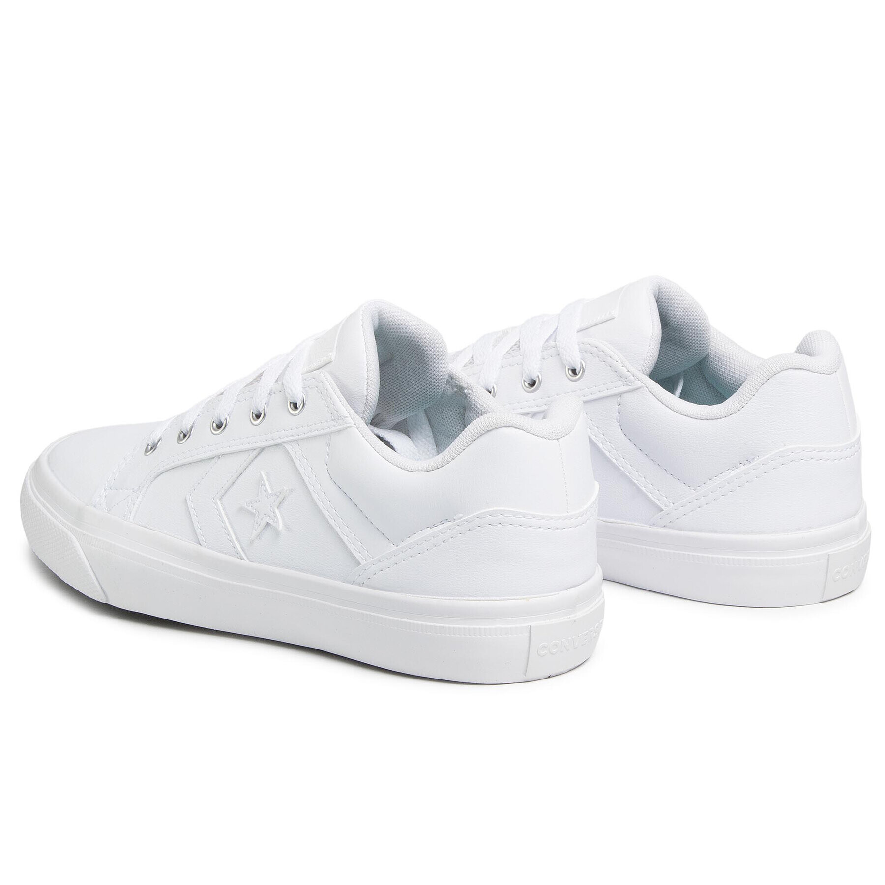 Converse Гуменки El Distrito 2.0 Ox 167012C Бял - Pepit.bg